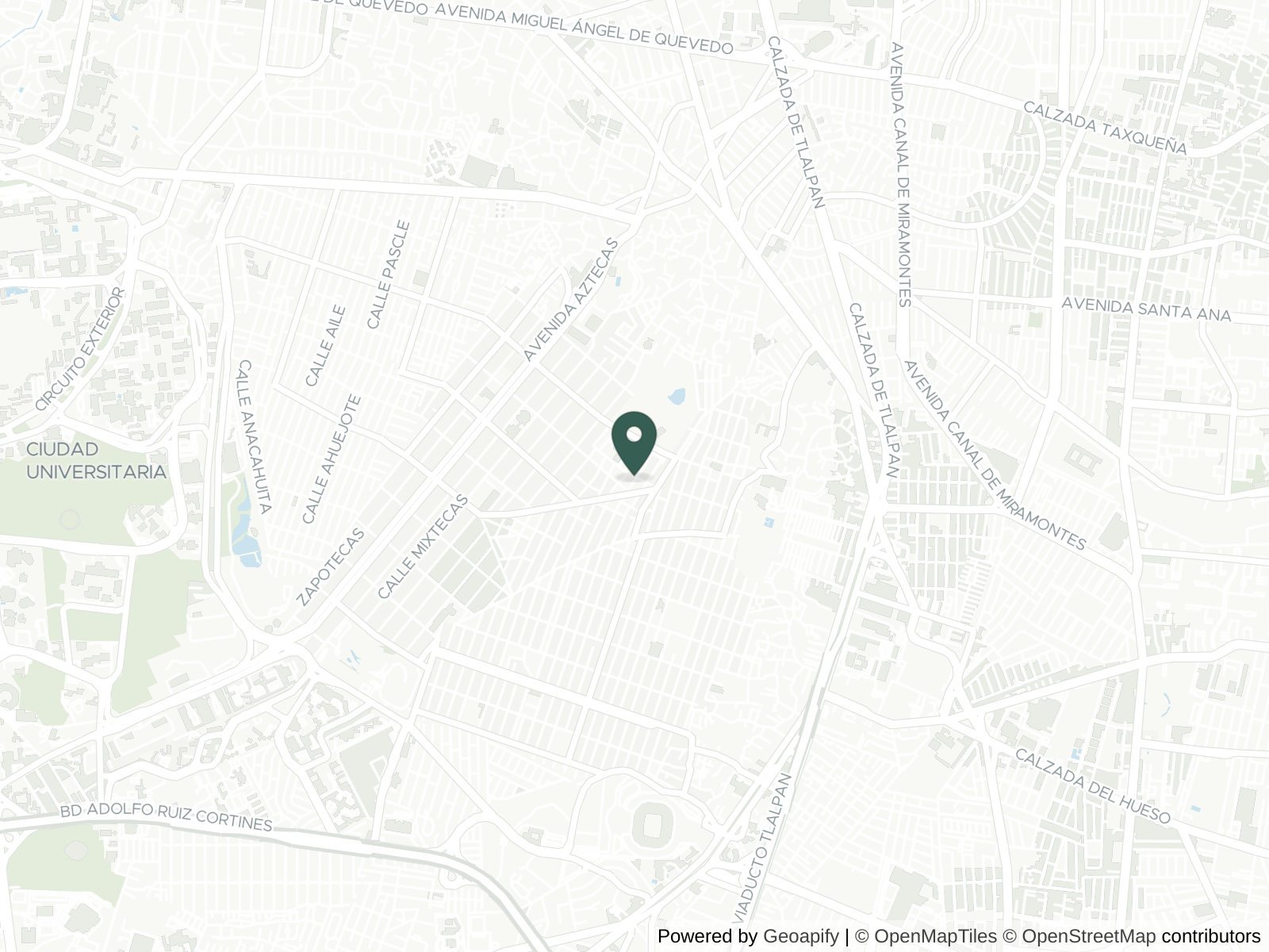 Map of Mexico City