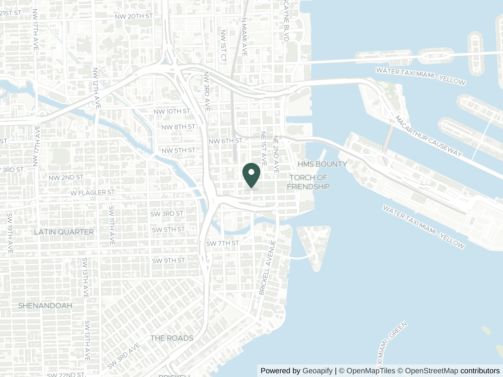 Map of Miami