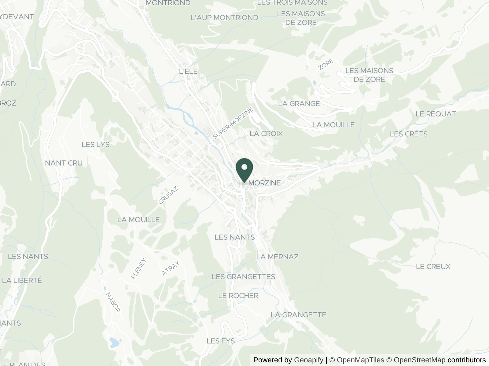 Map of Morzine