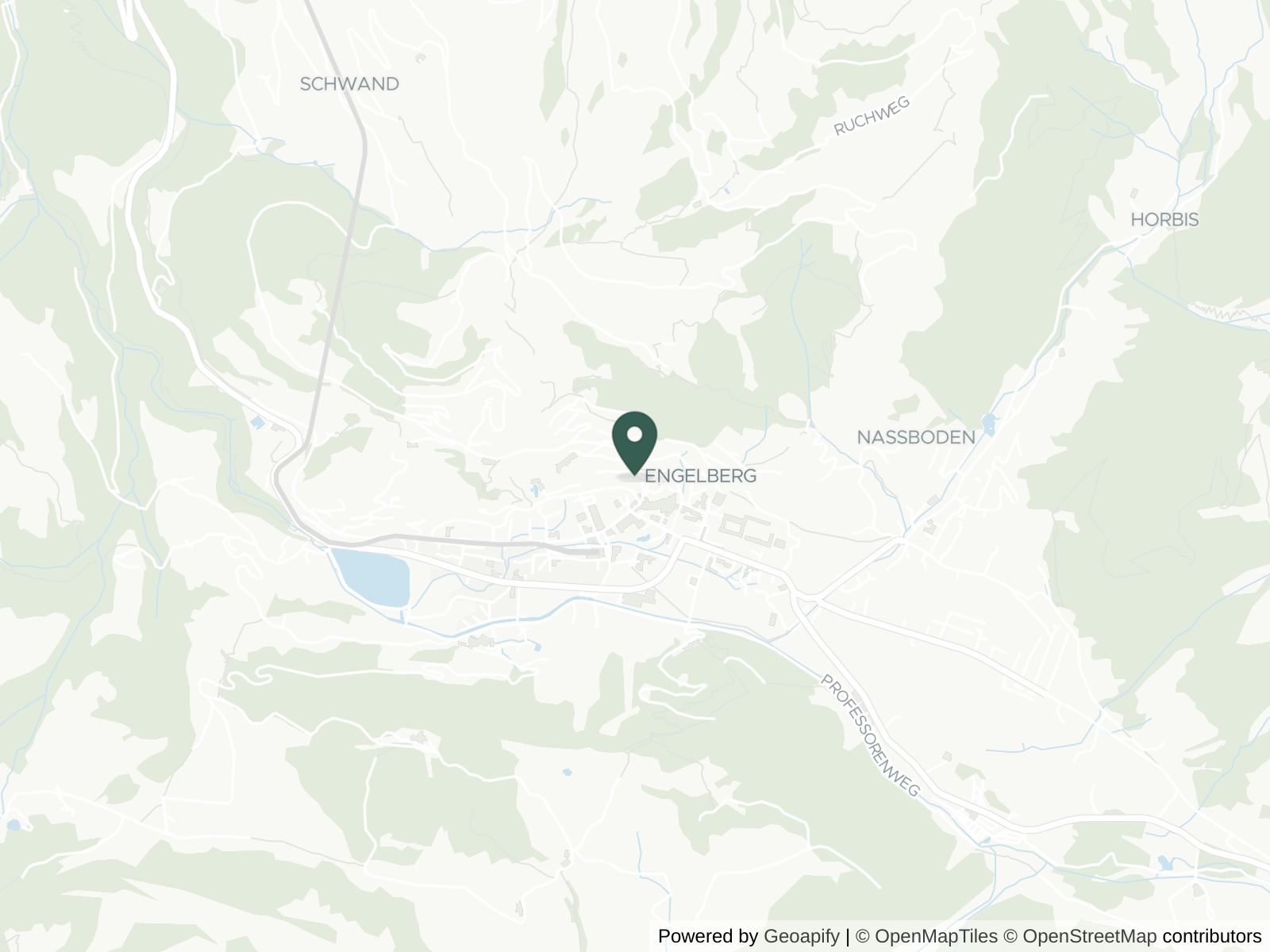 Map of Mount Titlis