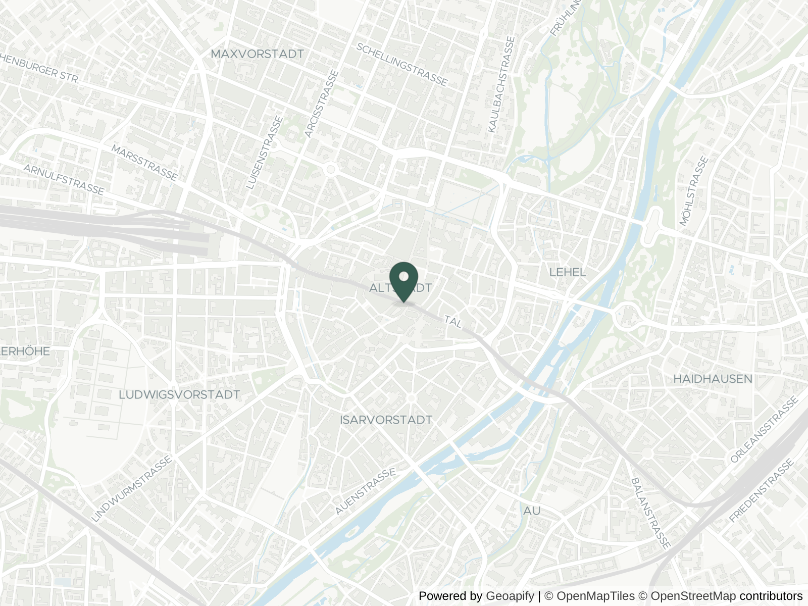 Map of Munich