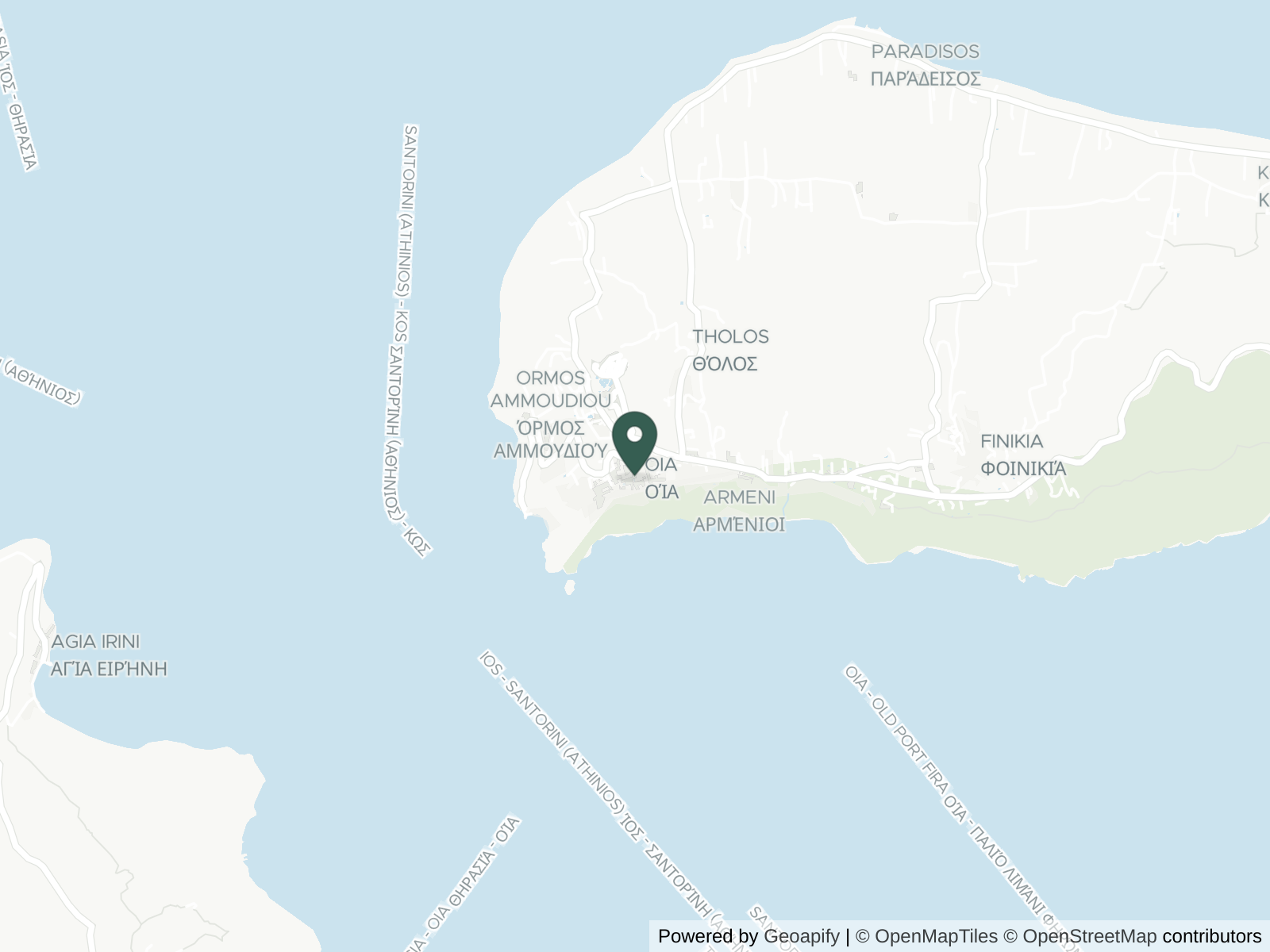 Map of Oia