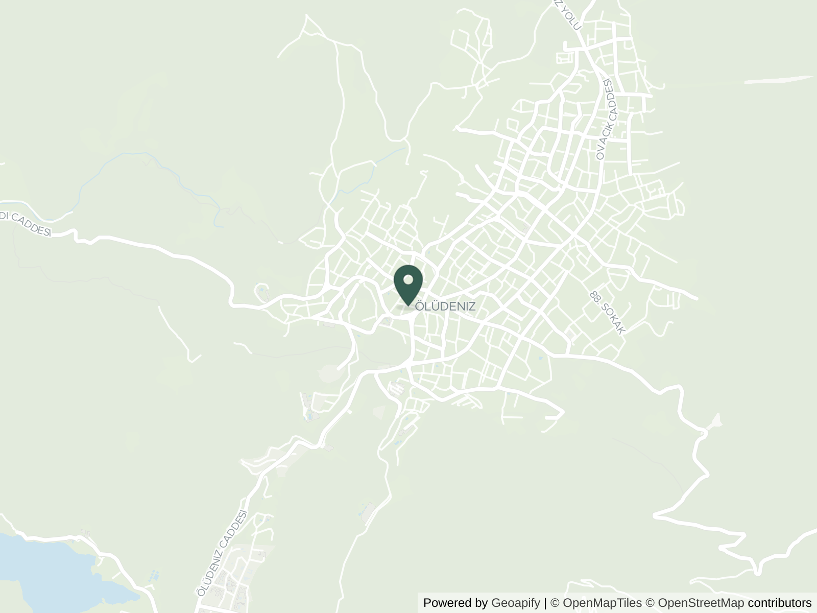 Map of Ölüdeniz
