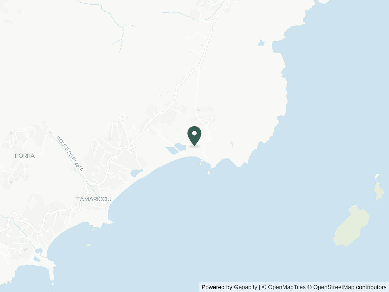 Map of Palombaggia