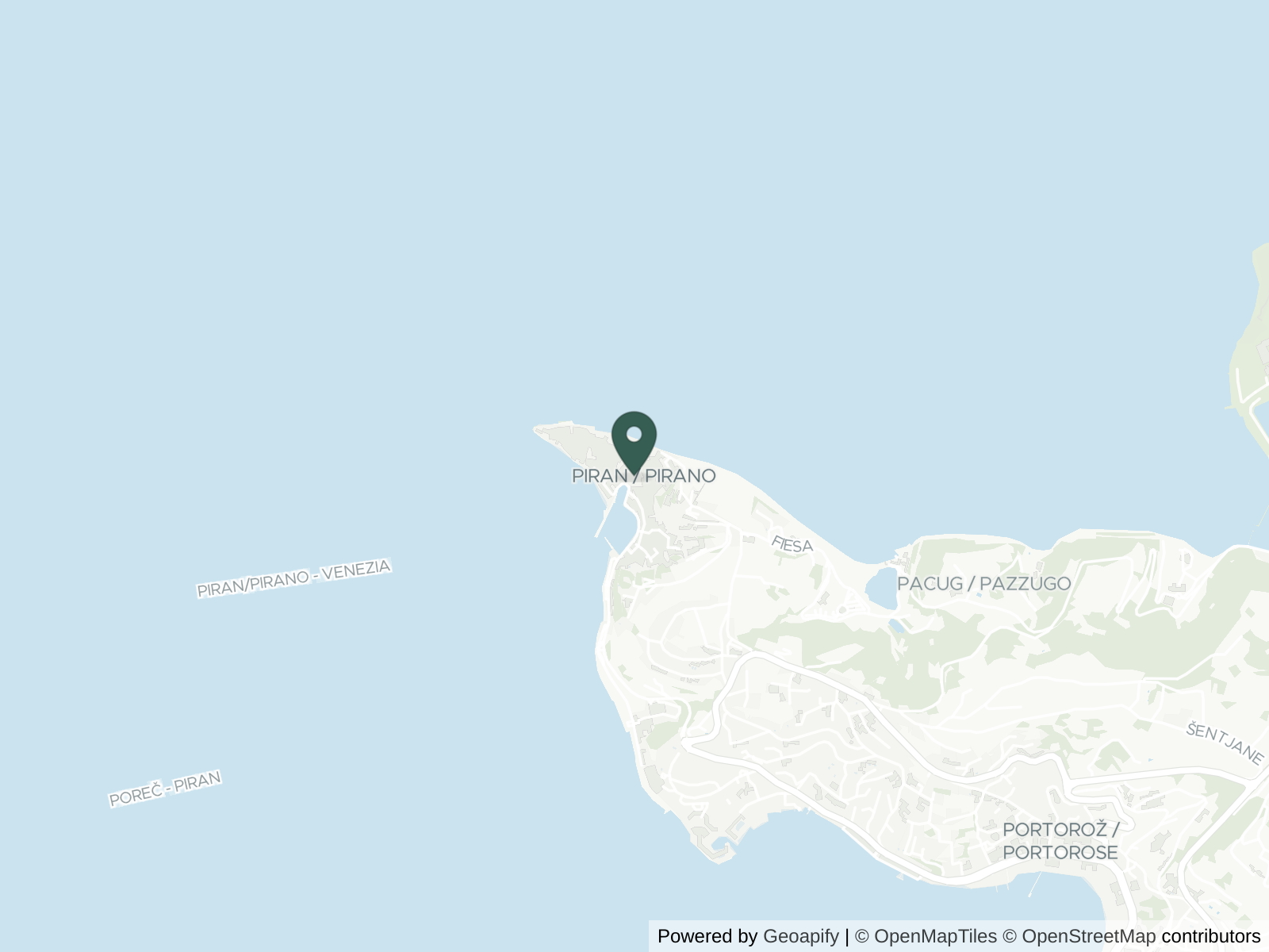 Map of Piran