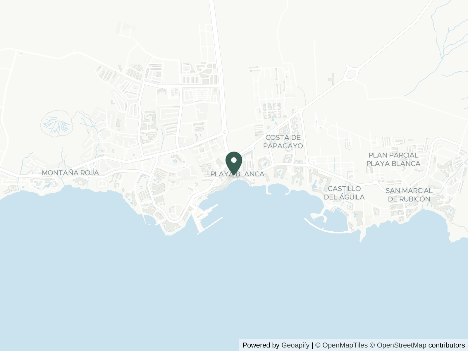 Map of Playa Blanca