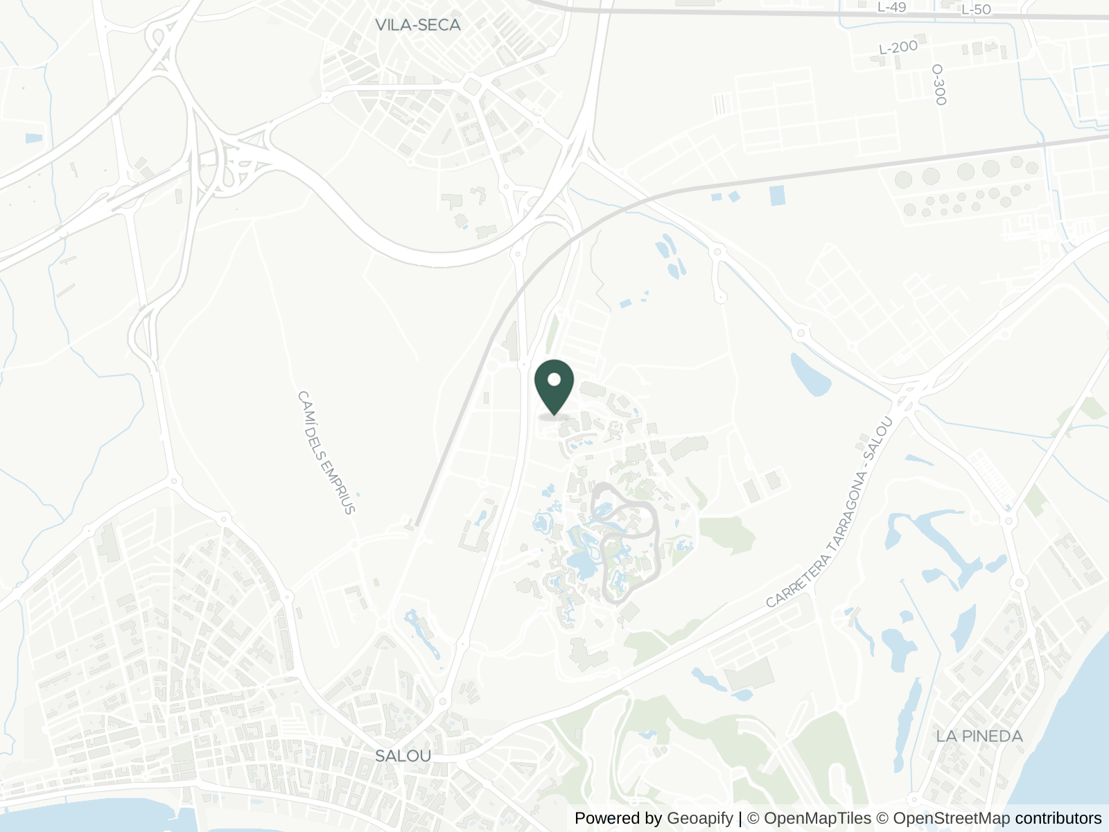 Map of PortAventura