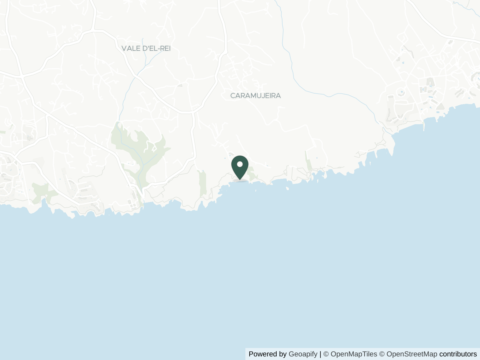 Map of Praia da Marinha