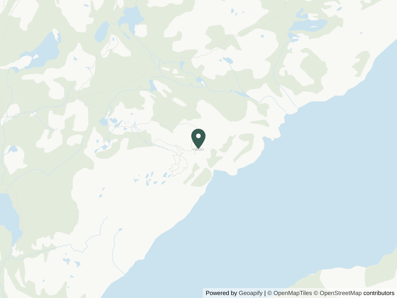 Map of Preikestolen