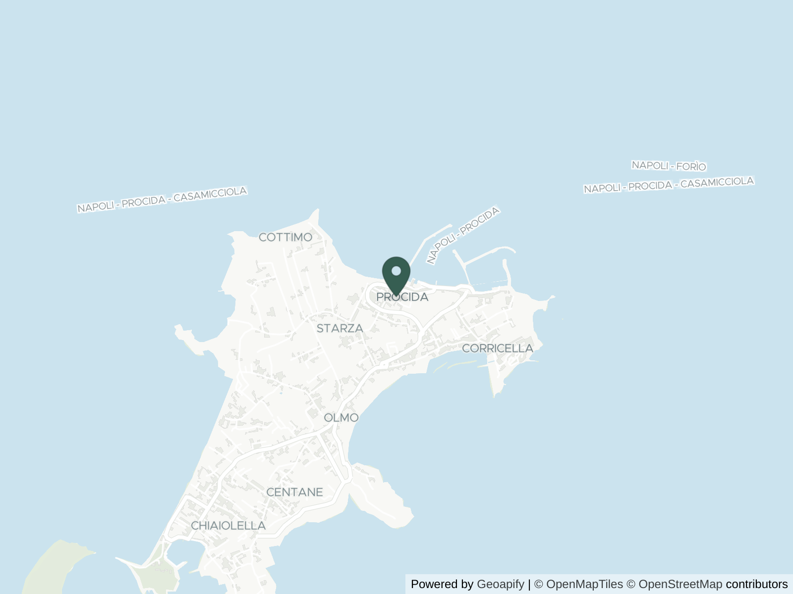 Map of Procida
