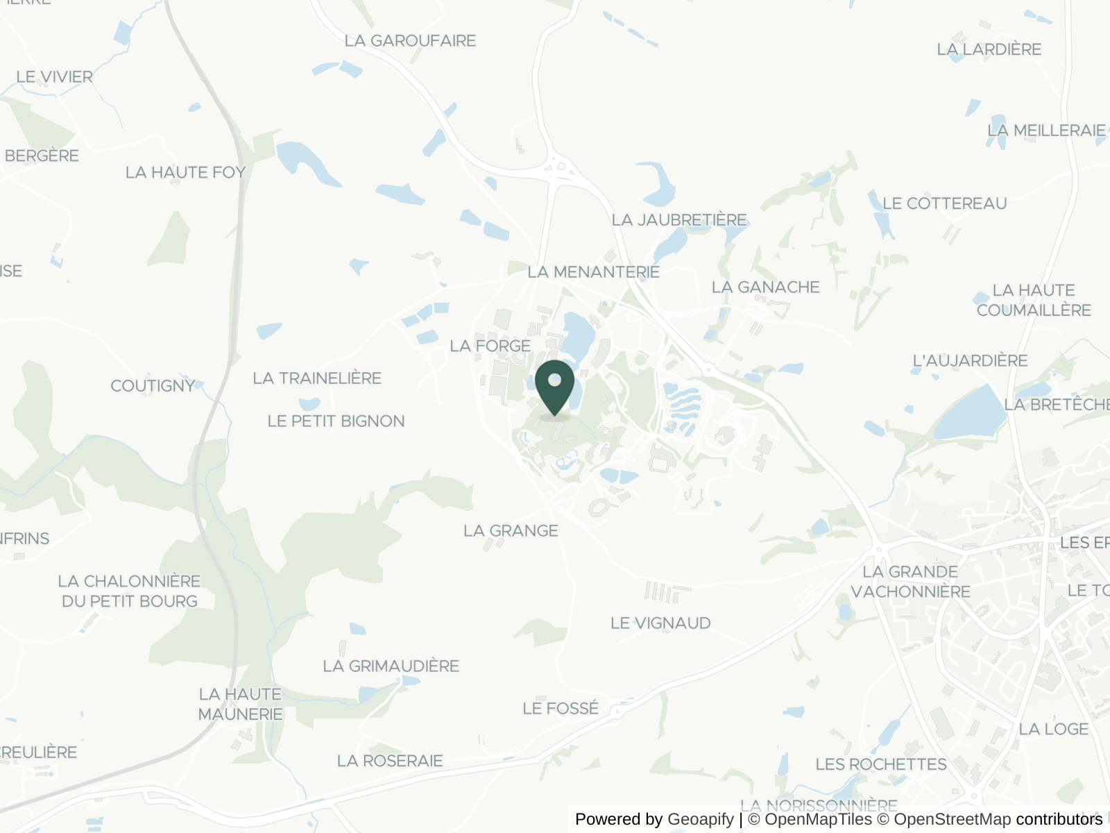 Map of Puy du Fou