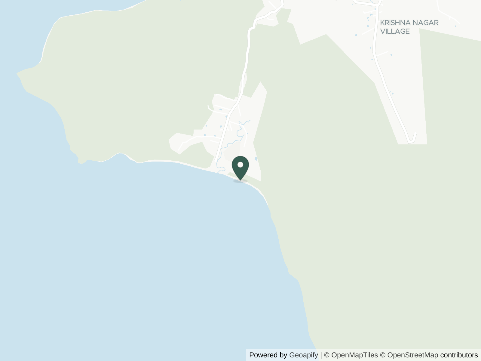 Map of Radhanagar Beach