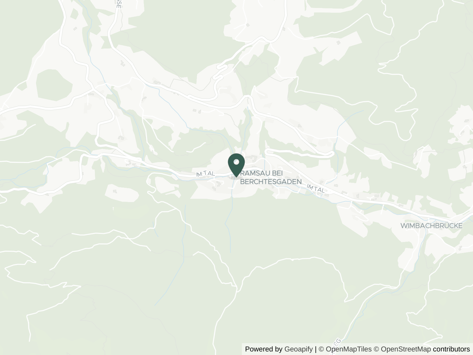 Map of Ramsau bei Berchtesgaden
