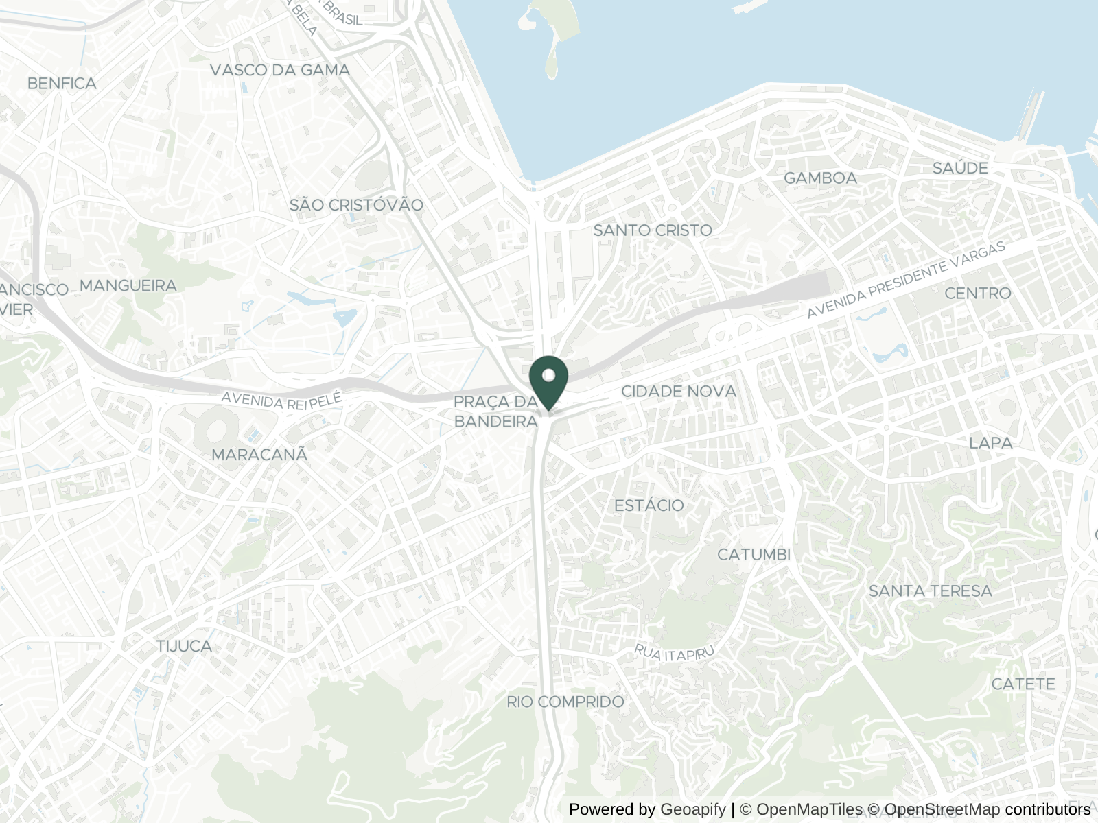 Map of Rio de Janeiro