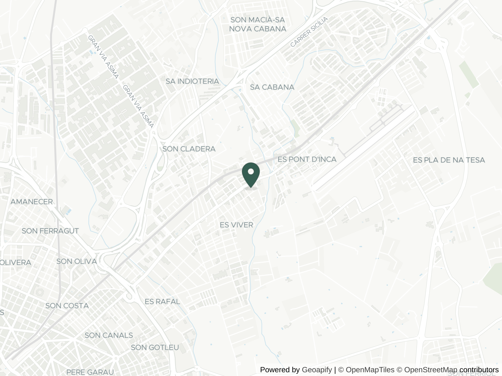Map of Sa Calobra