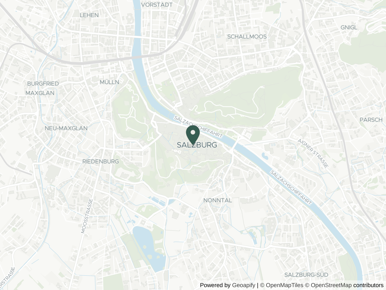 Map of Salzburg