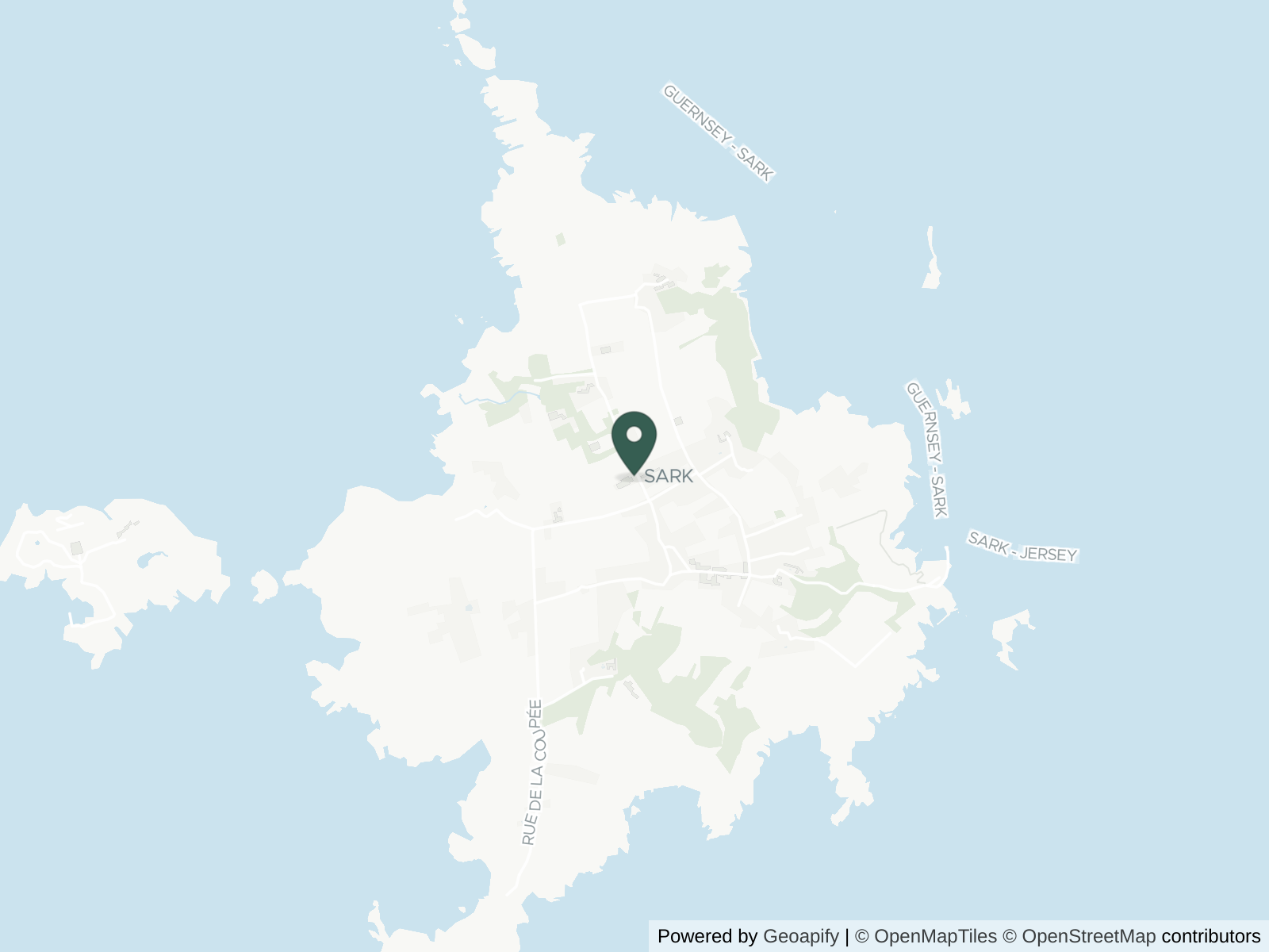 Map of Sark