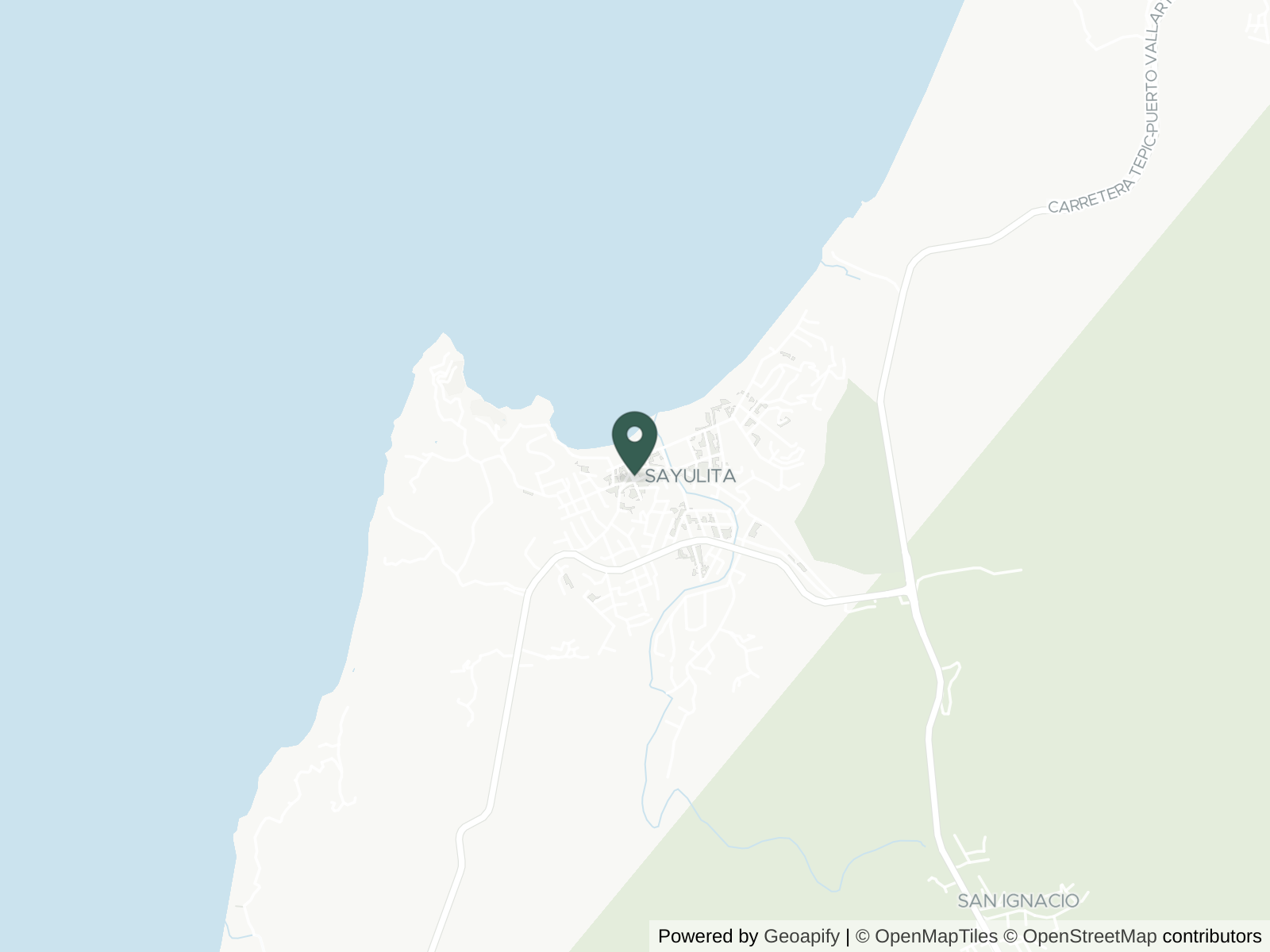 Map of Sayulita