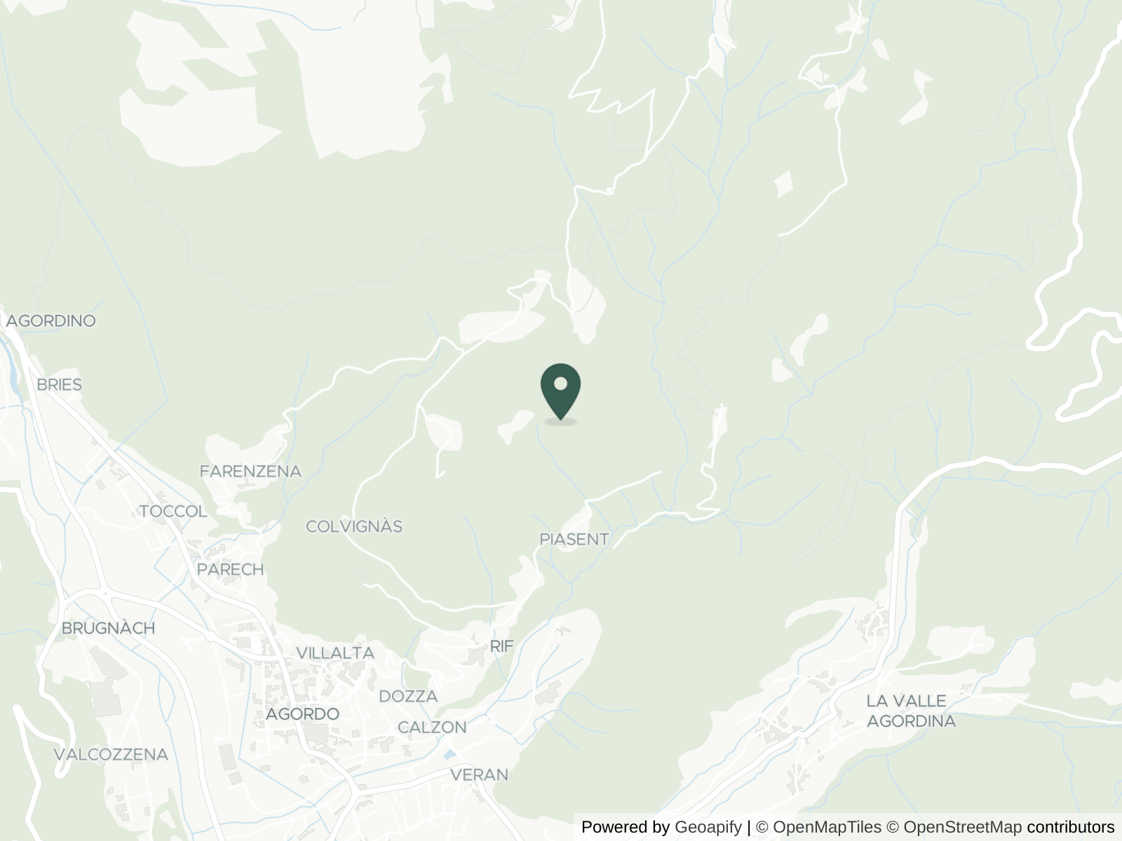 Map of Seceda ridgeline