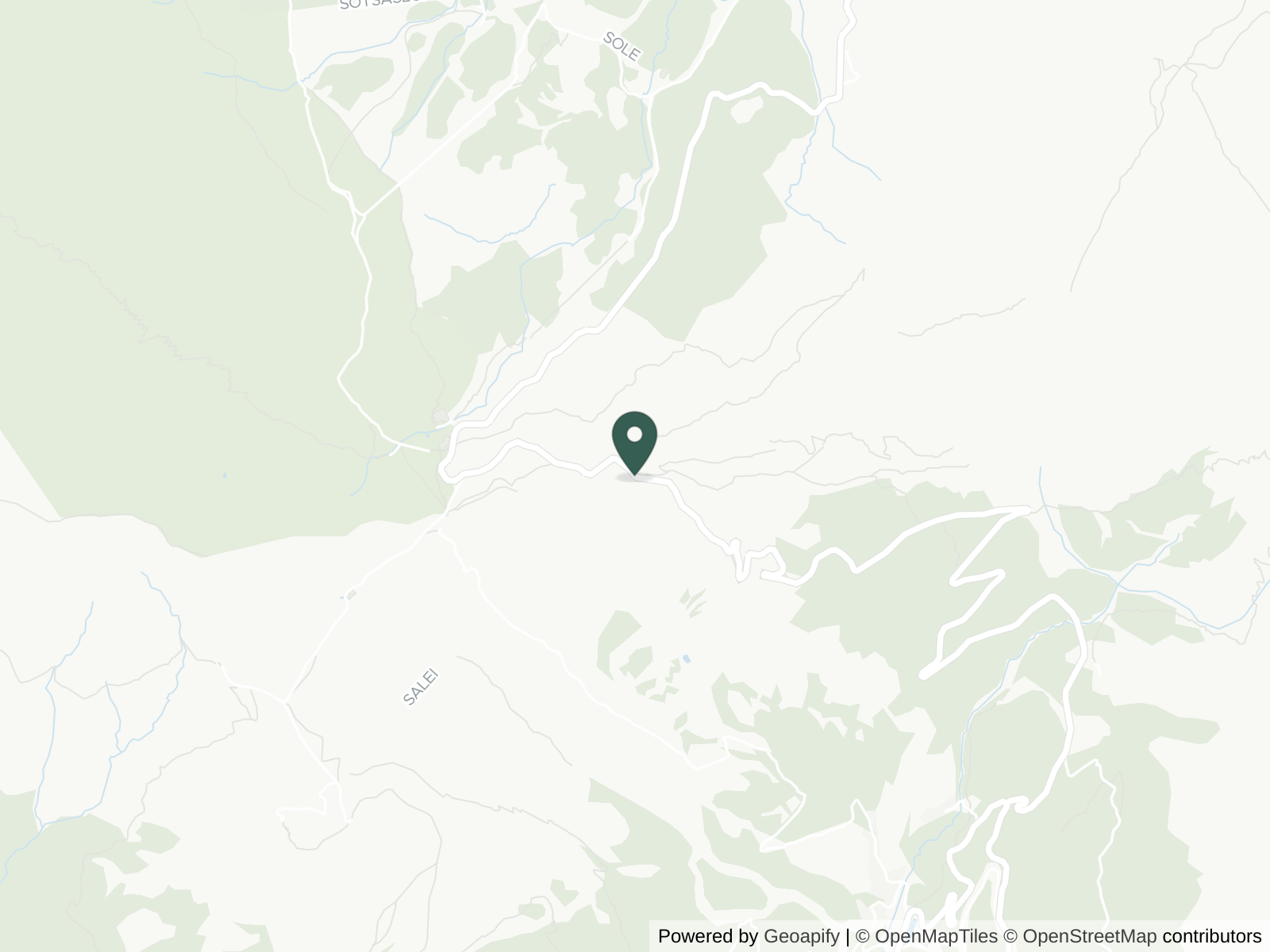 Map of Sella Pass