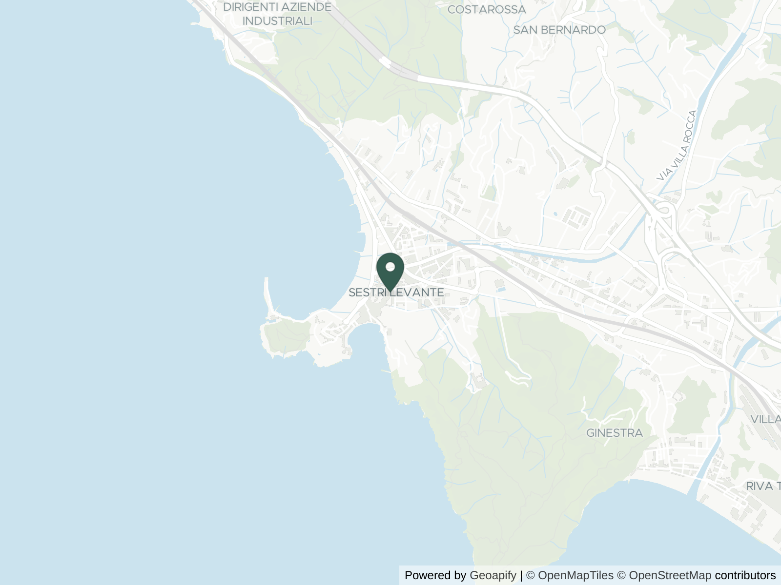 Map of Sestri Levante