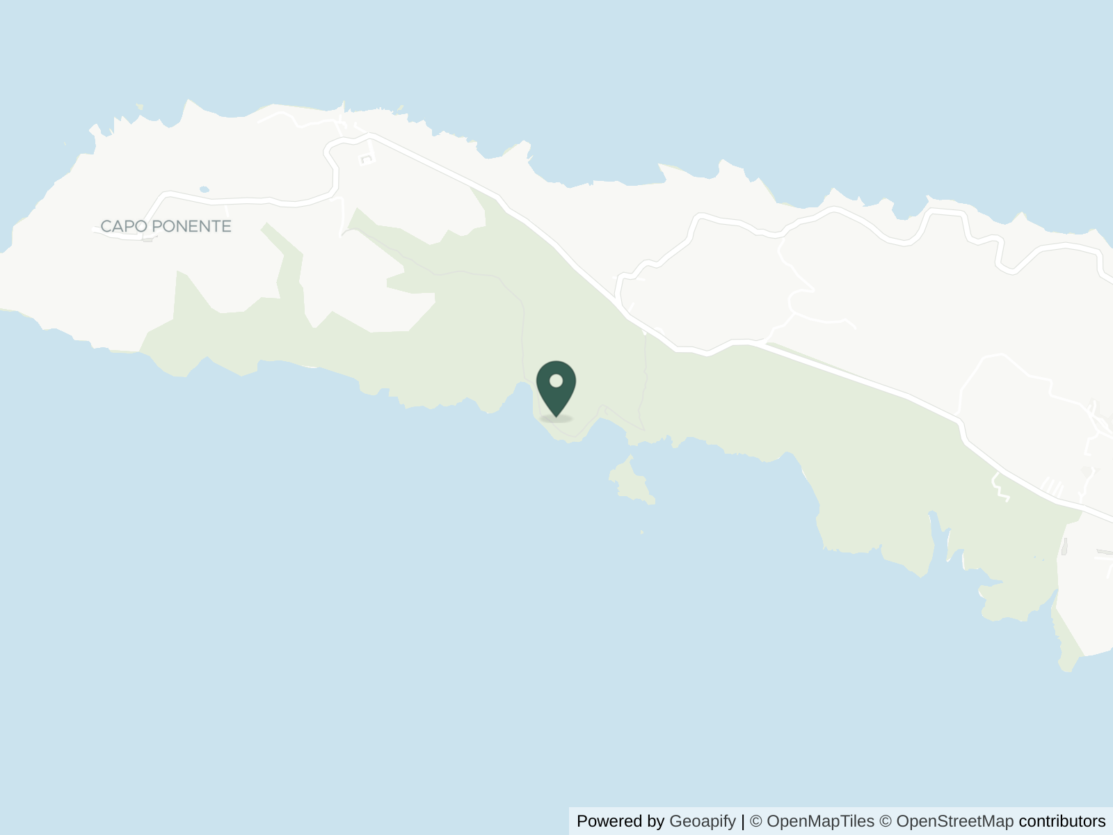 Map of Spiaggia dei Conigli
