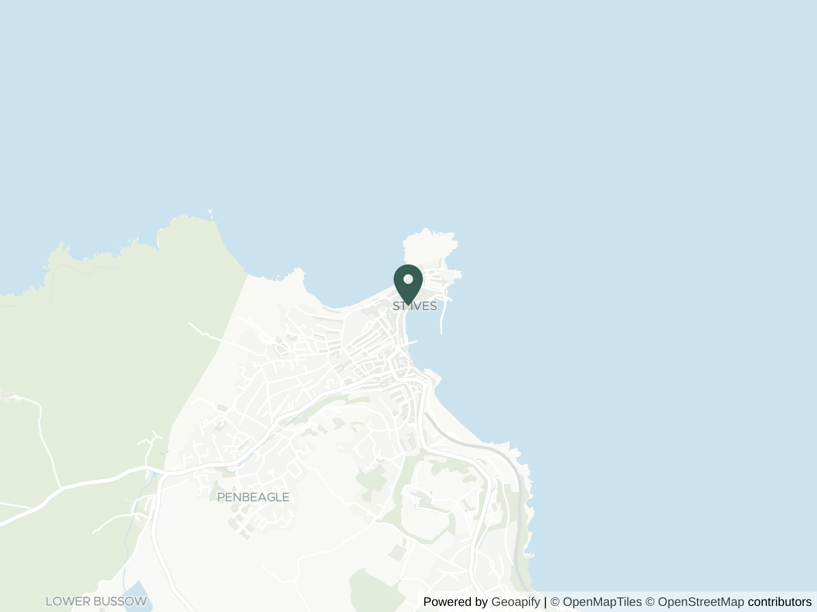 Map of St Ives