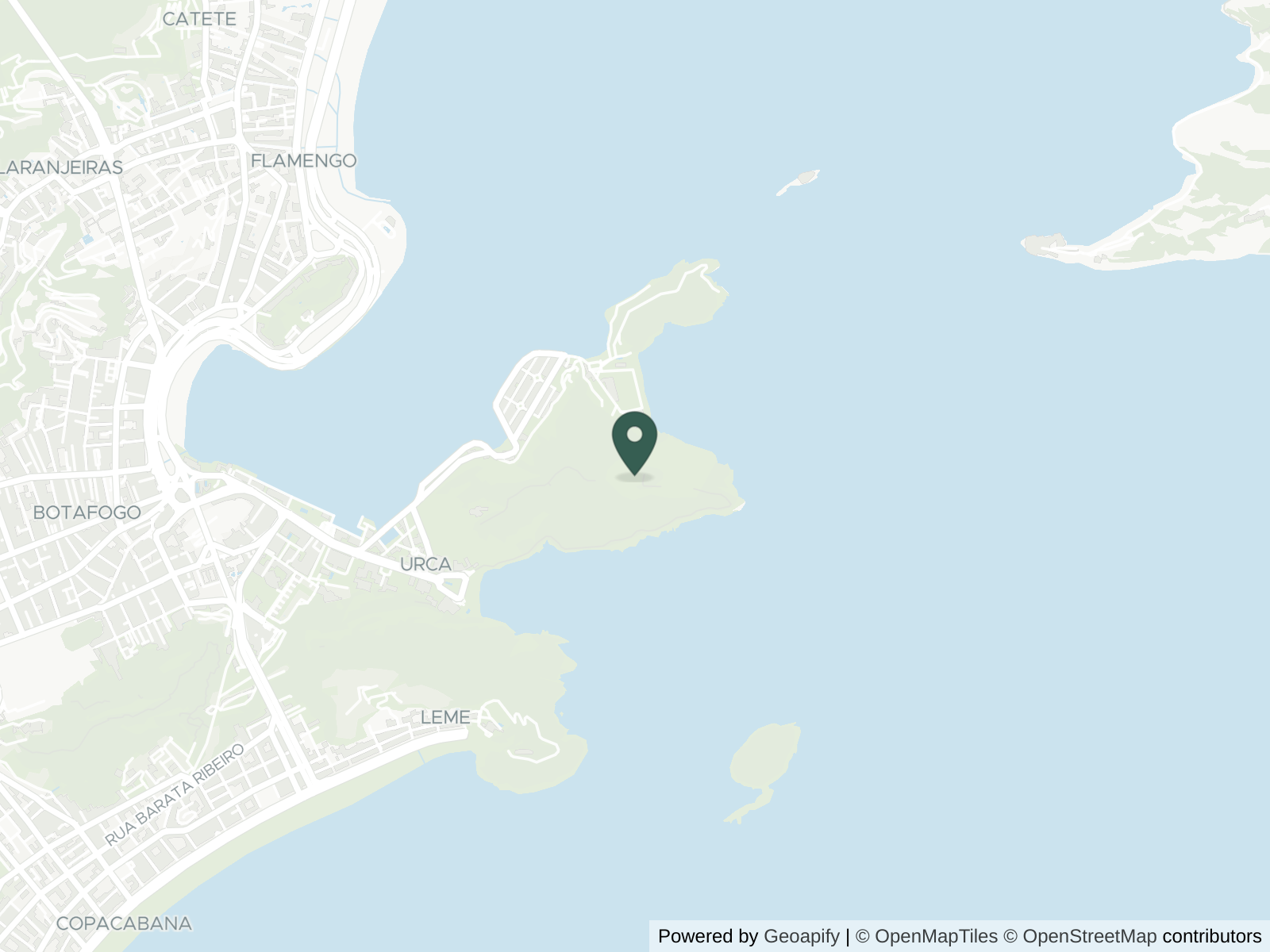 Map of Sugarloaf Mountain