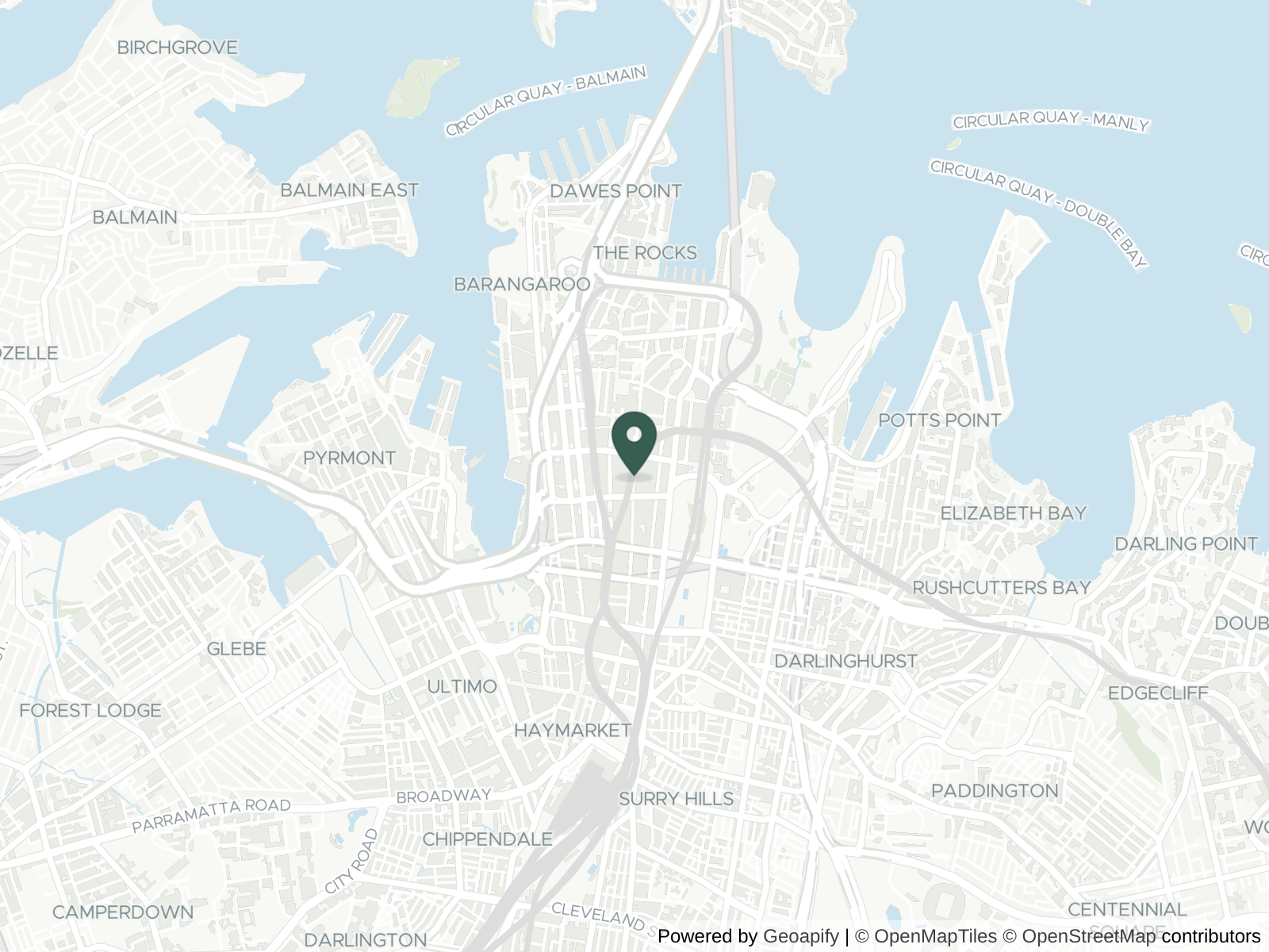 Map of Sydney