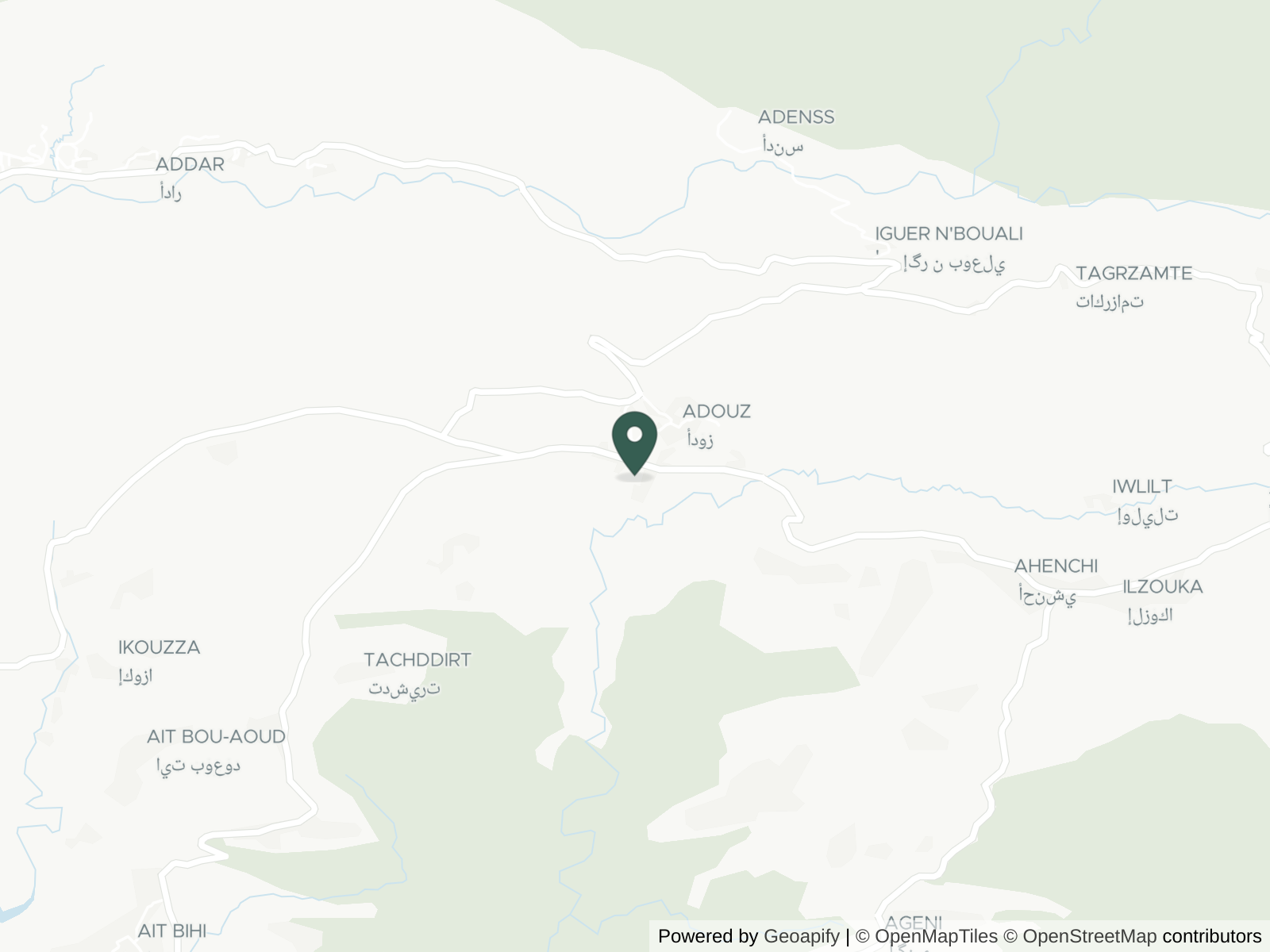 Map of Taghazout