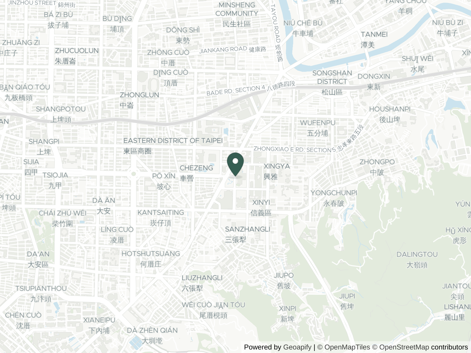 Map of Taipei