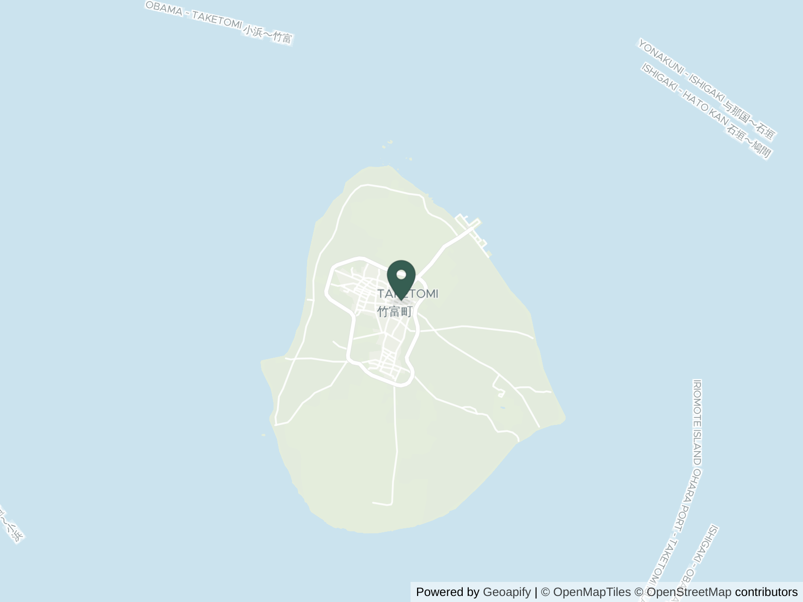 Map of Taketomi