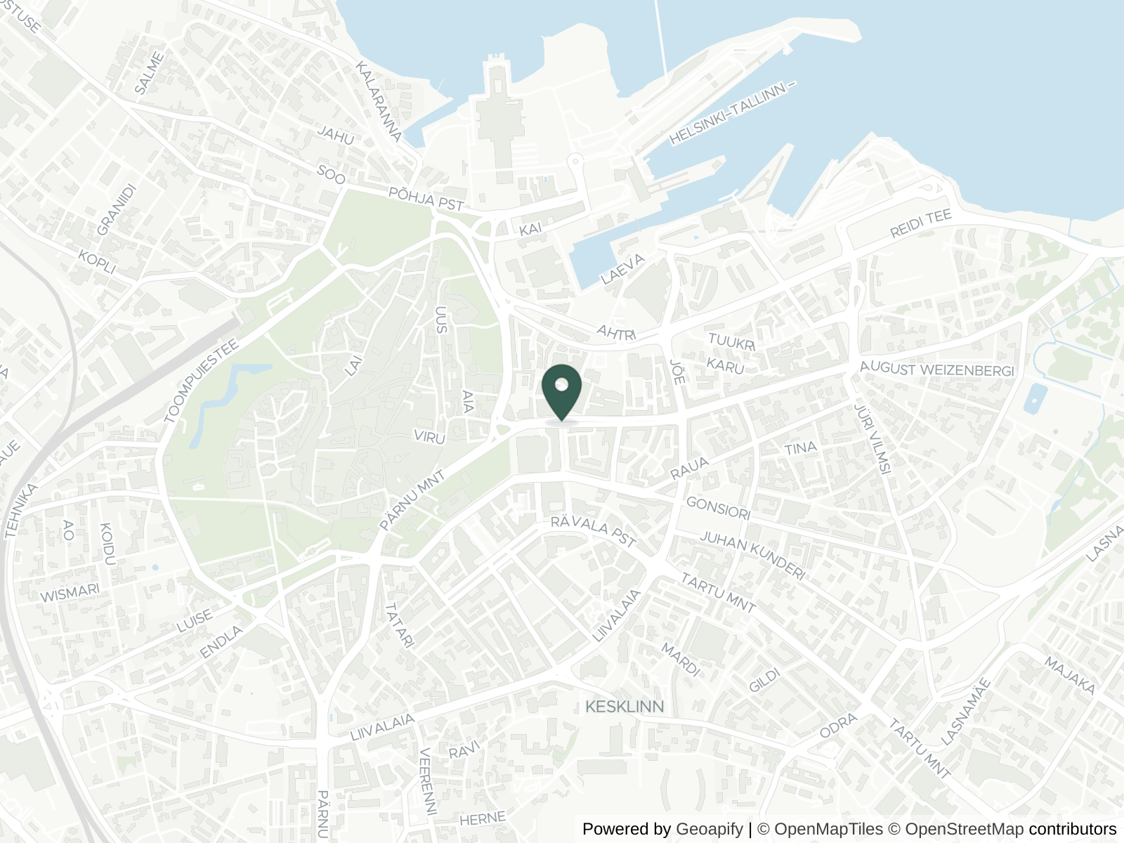 Map of Tallinn