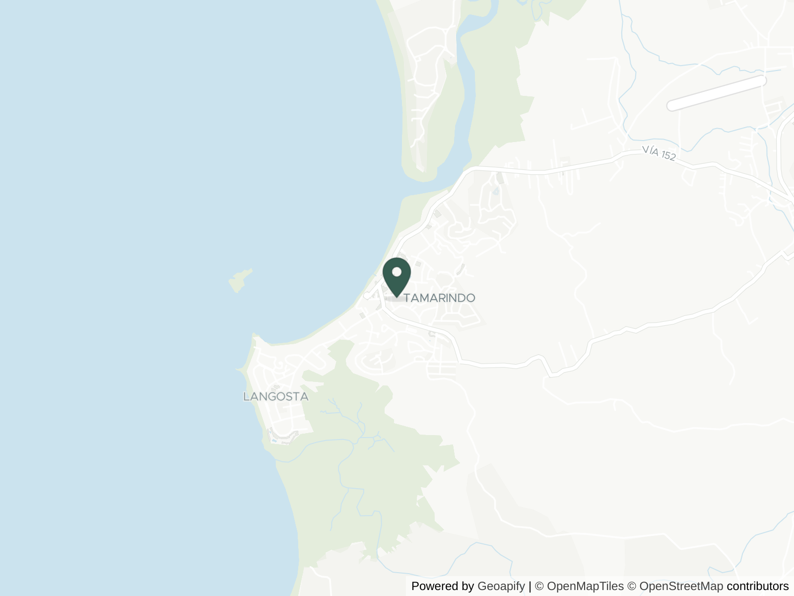 Map of Tamarindo