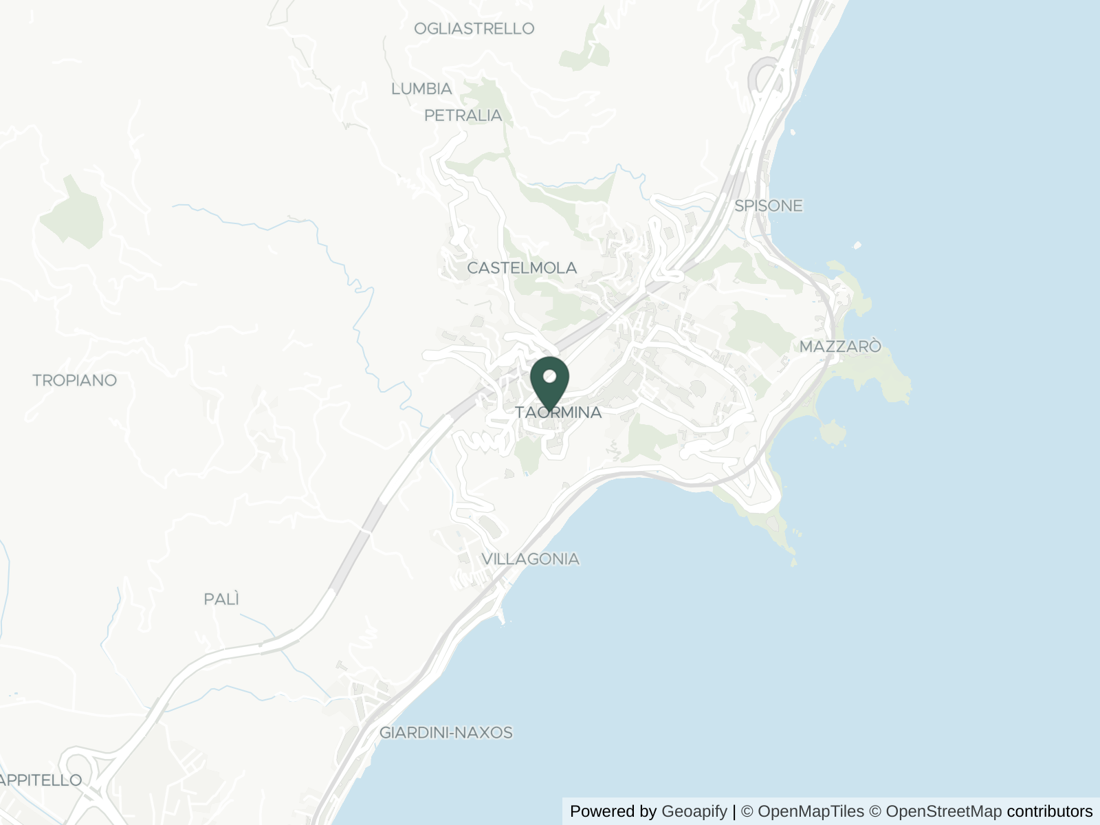 Map of Taormina