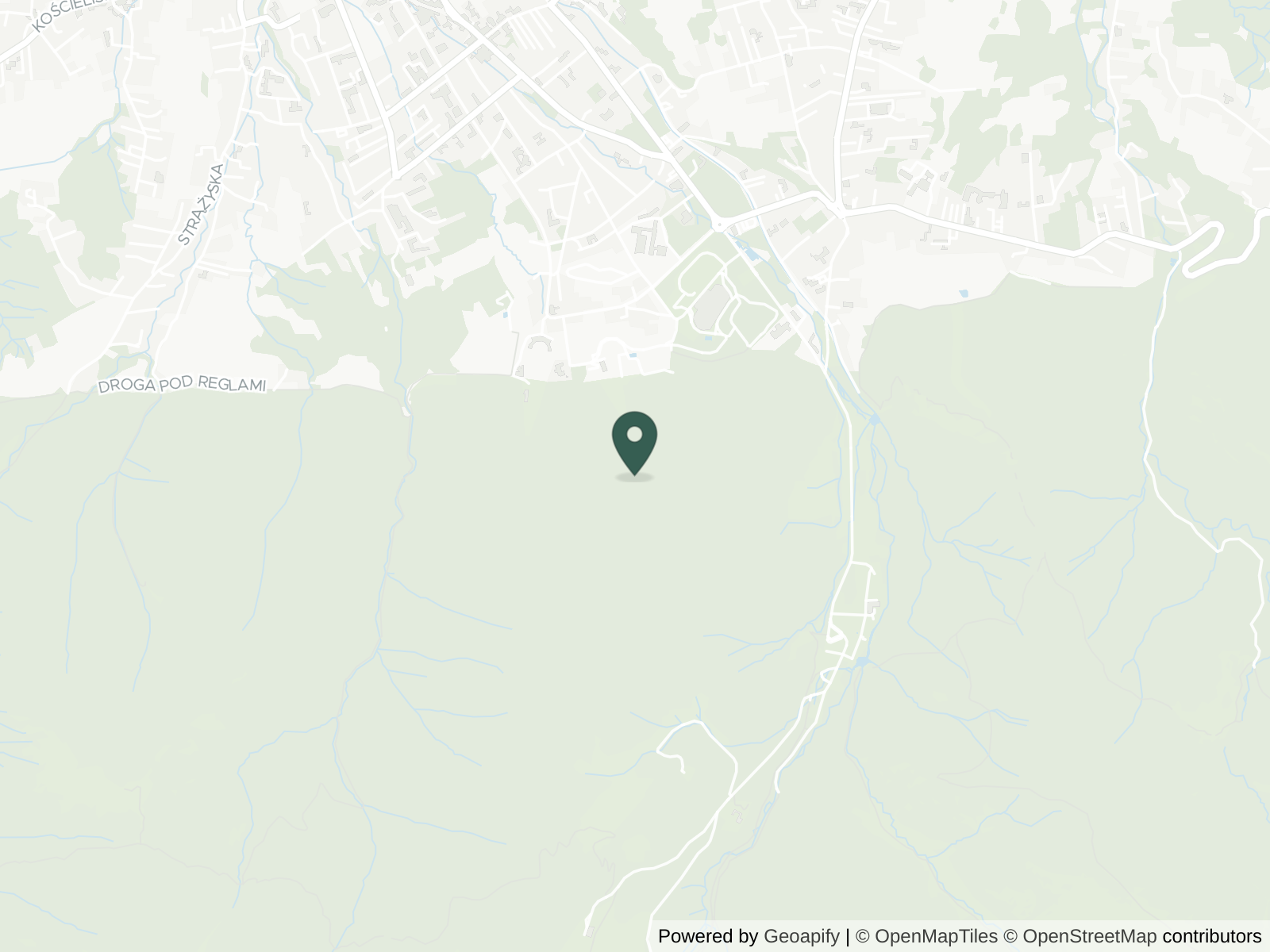 Map of Tatra Mountains