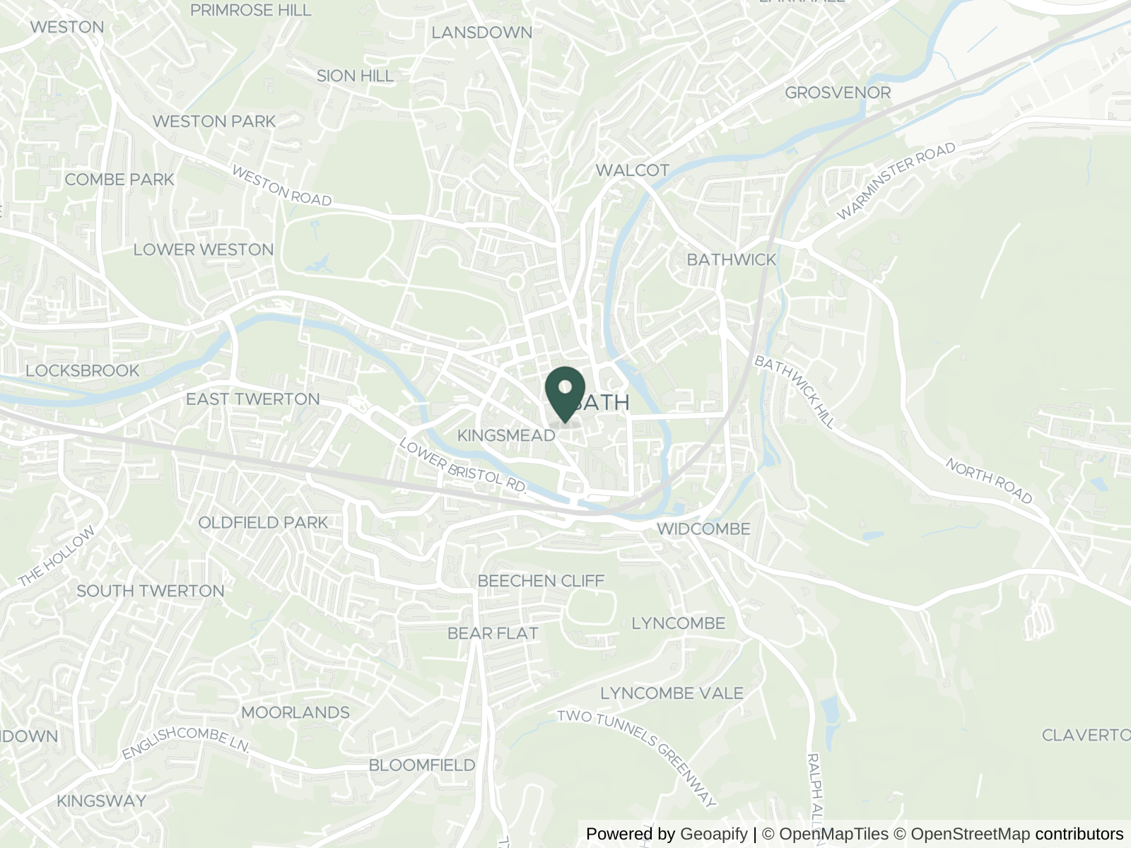 Map of Thermae Bath Spa