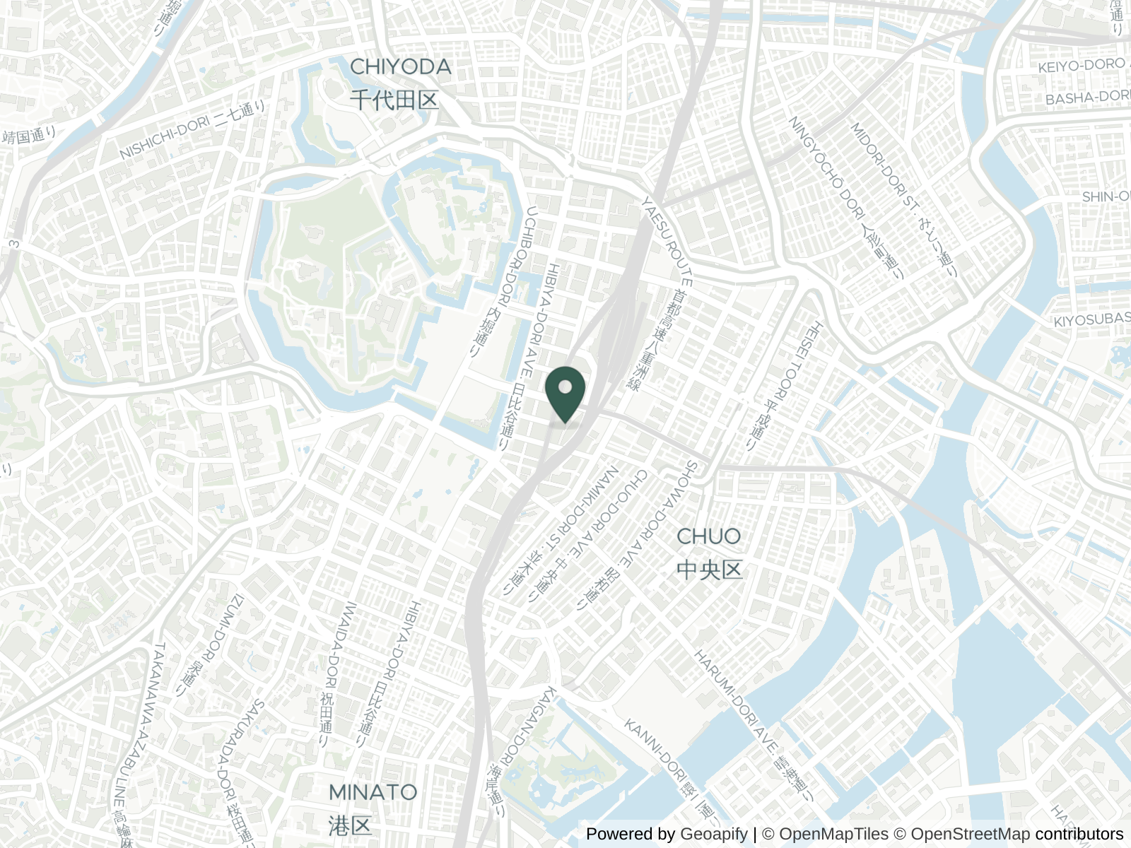 Map of Tokyo