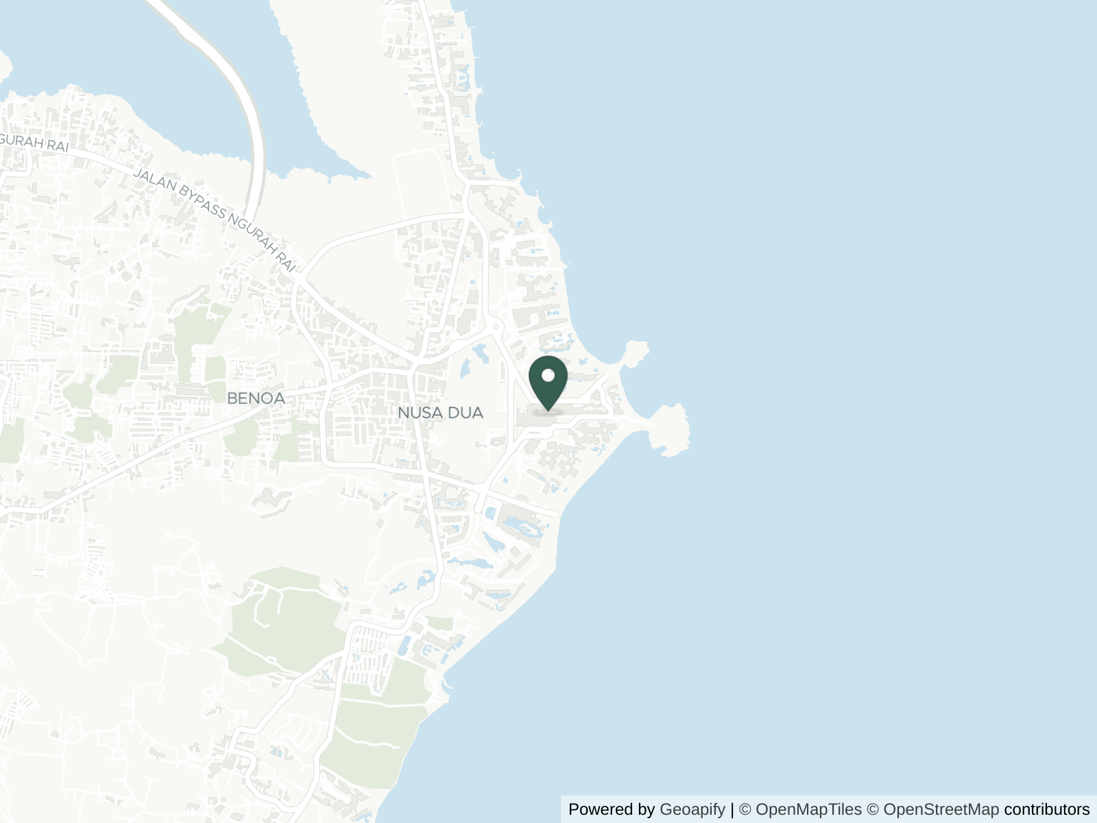 Map of Uluwatu
