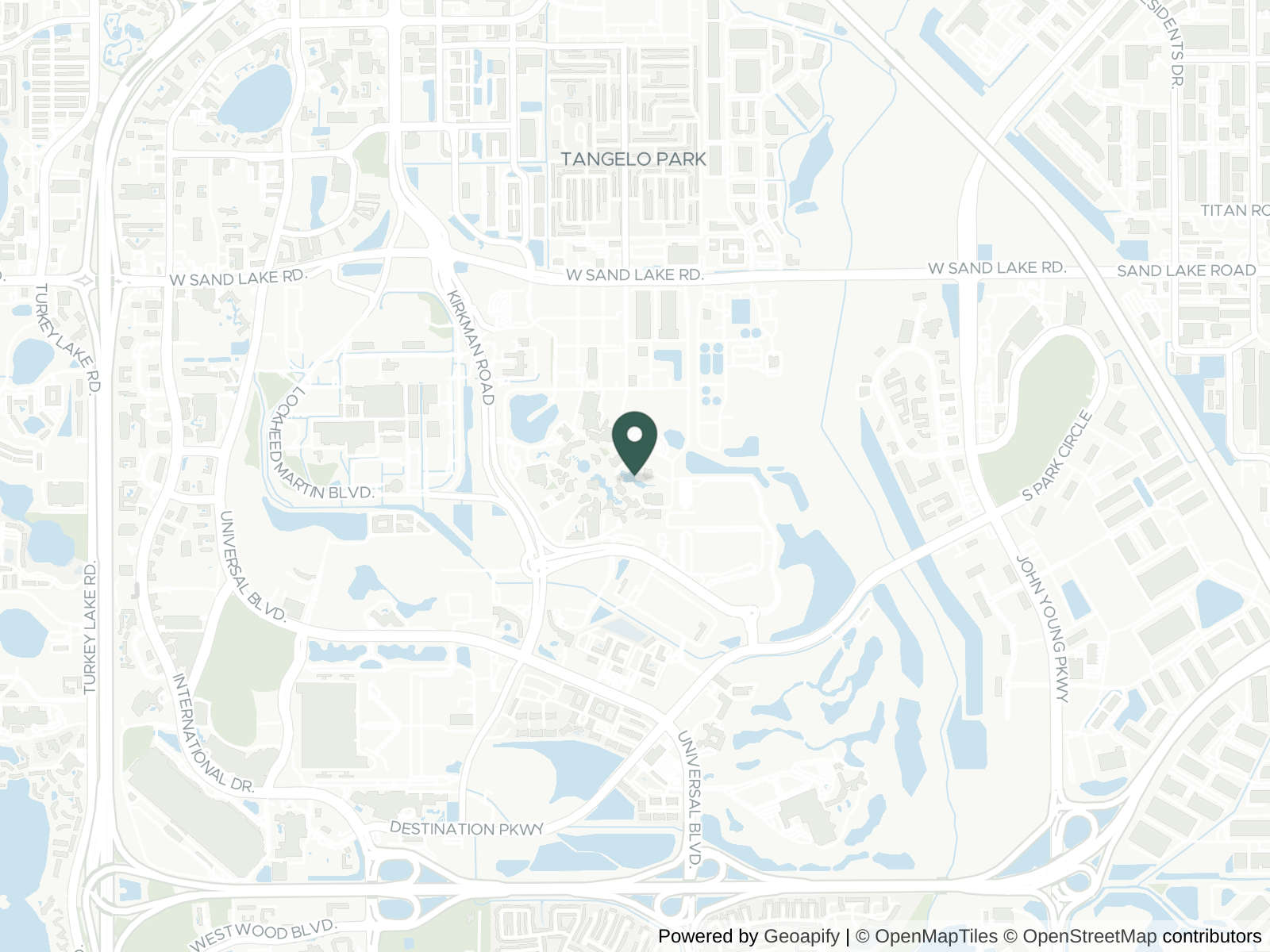 Map of Universal Orlando