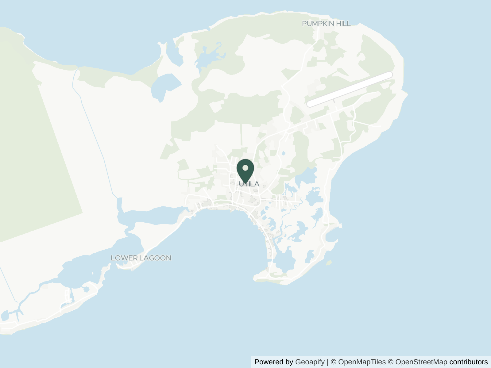 Map of Utila