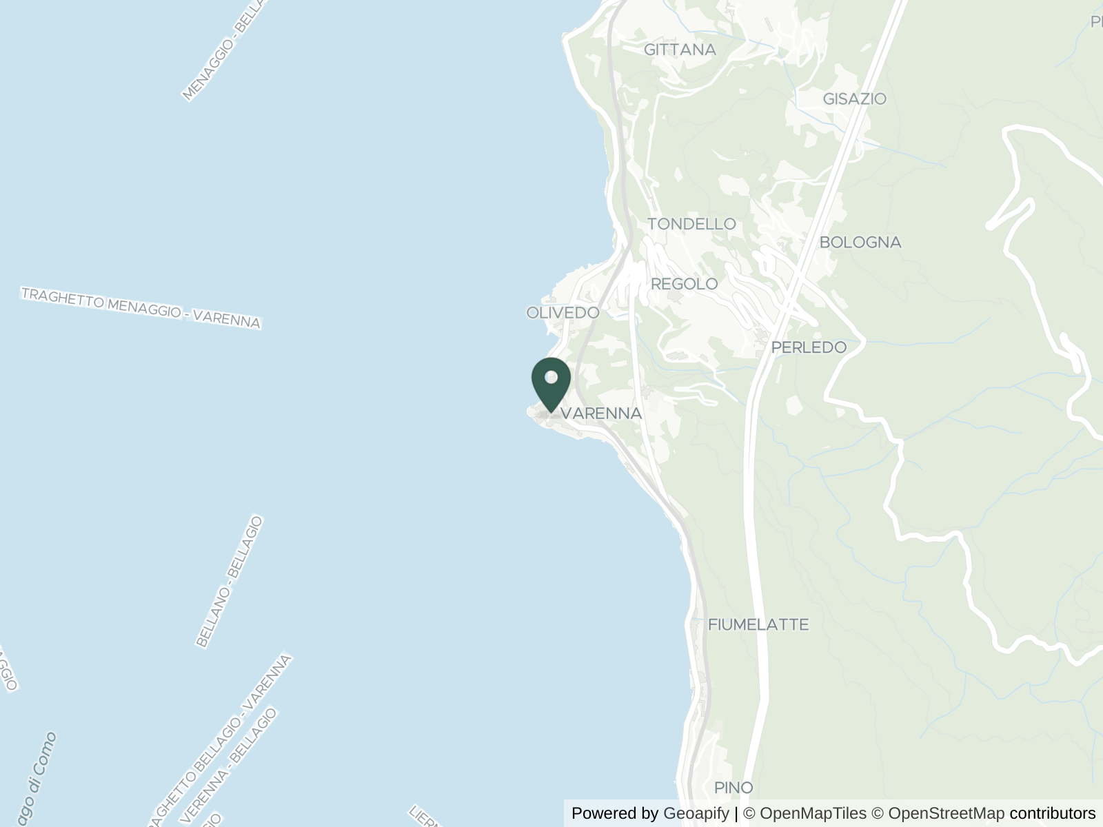 Map of Varenna
