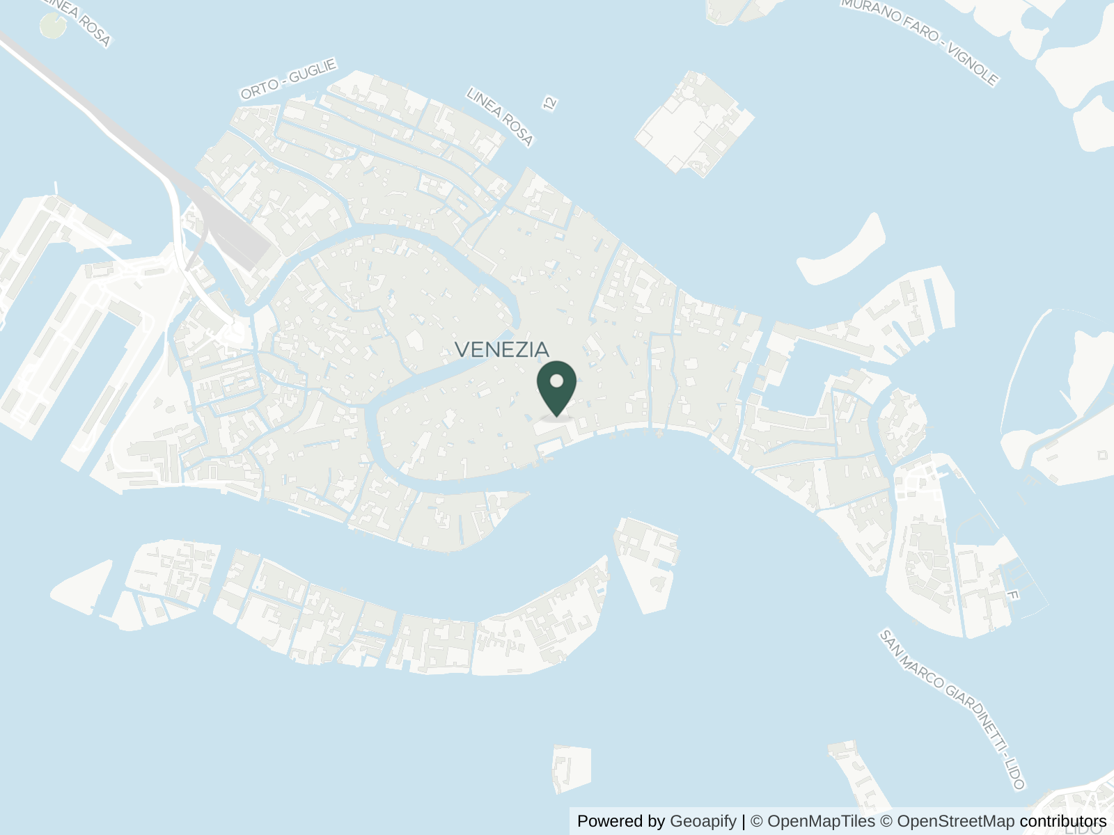 Map of Venice