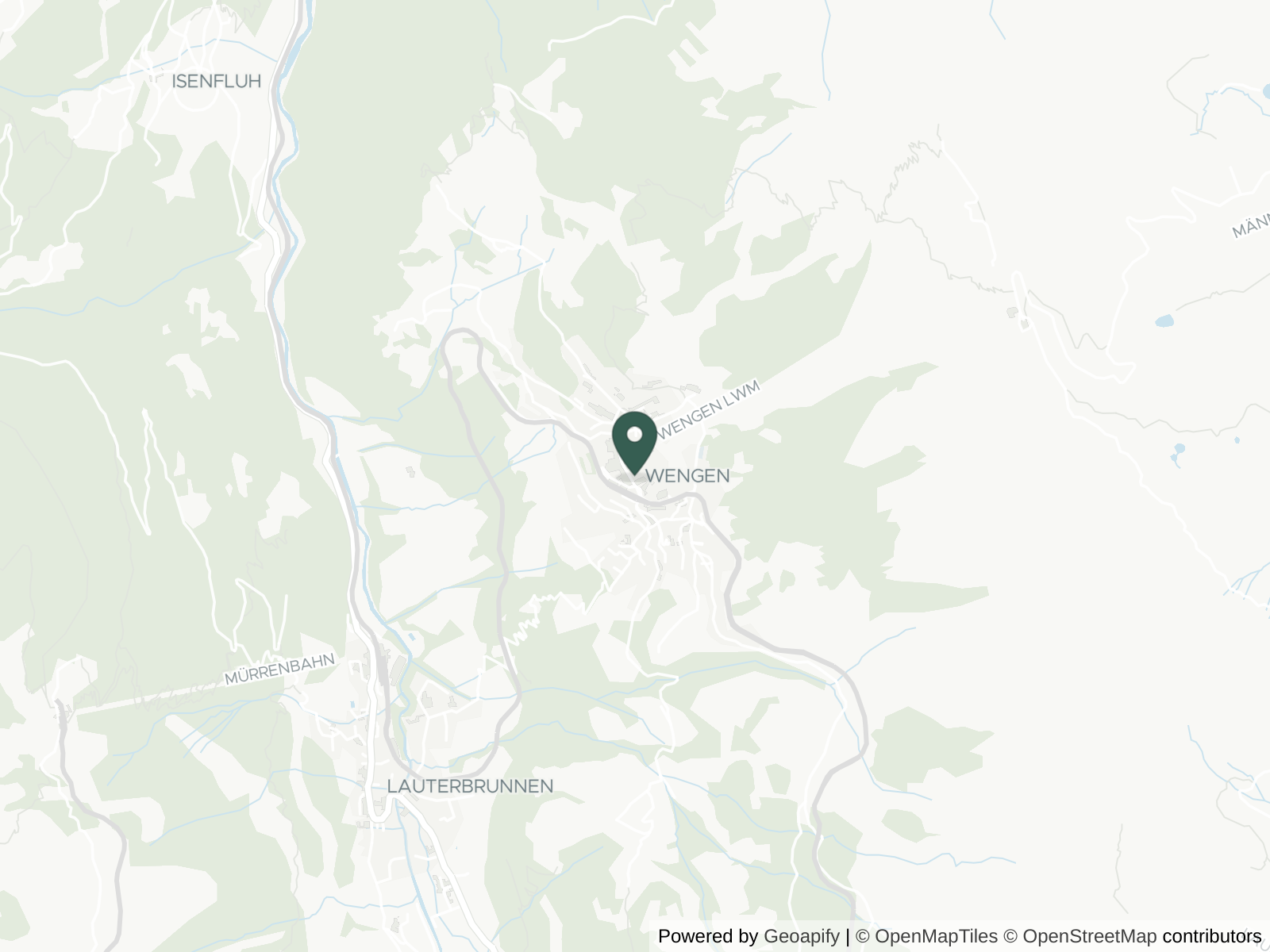 Map of Wengen