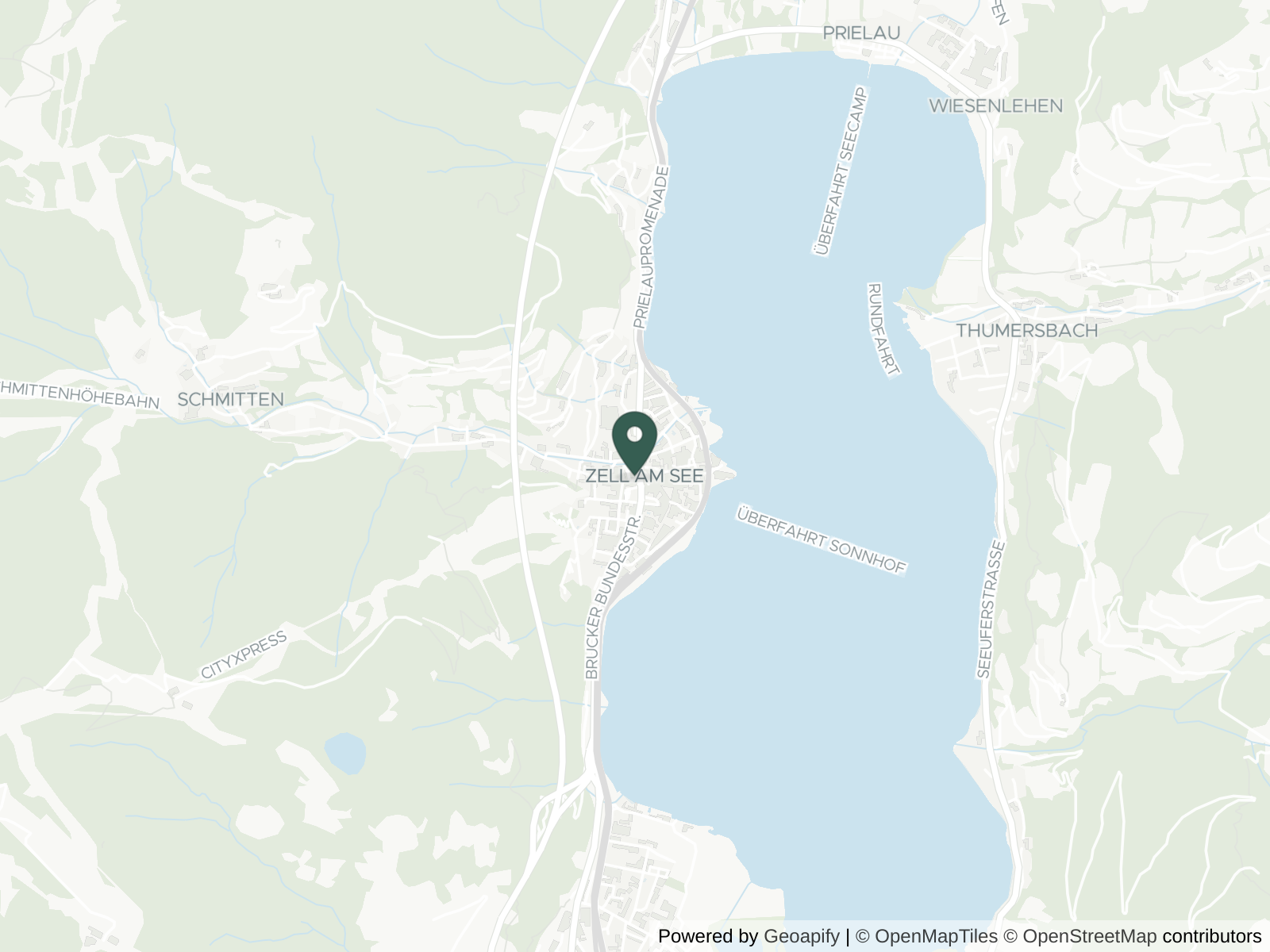 Map of Zell am See