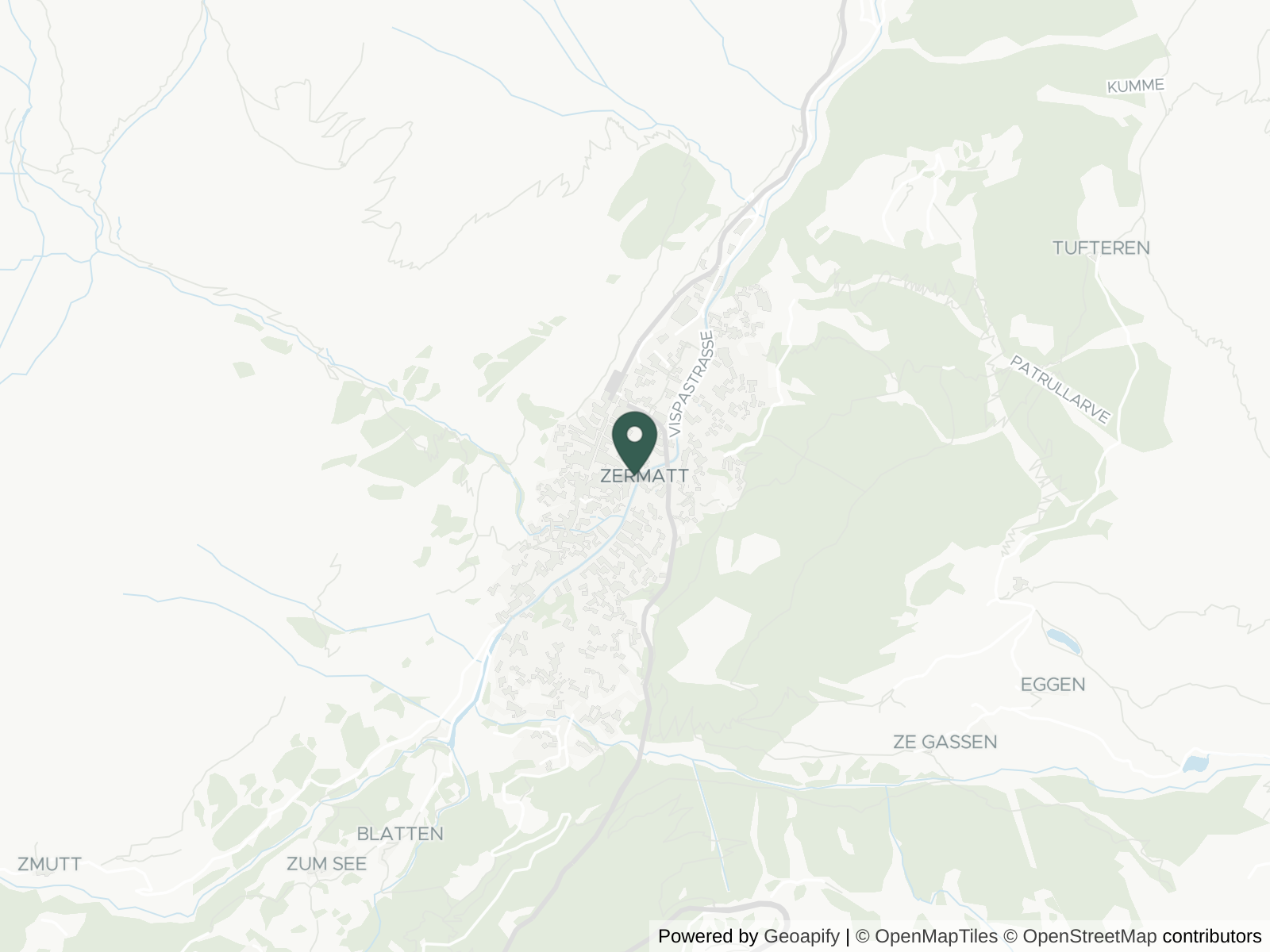 Map of Zermatt