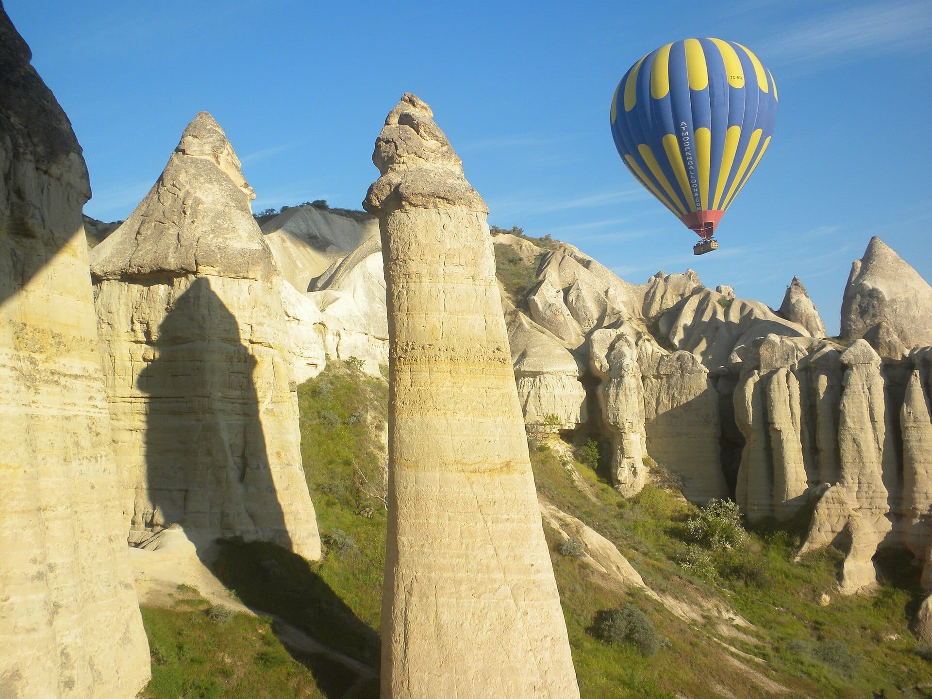Hot-air ballooning over Cappadocia, Turkey