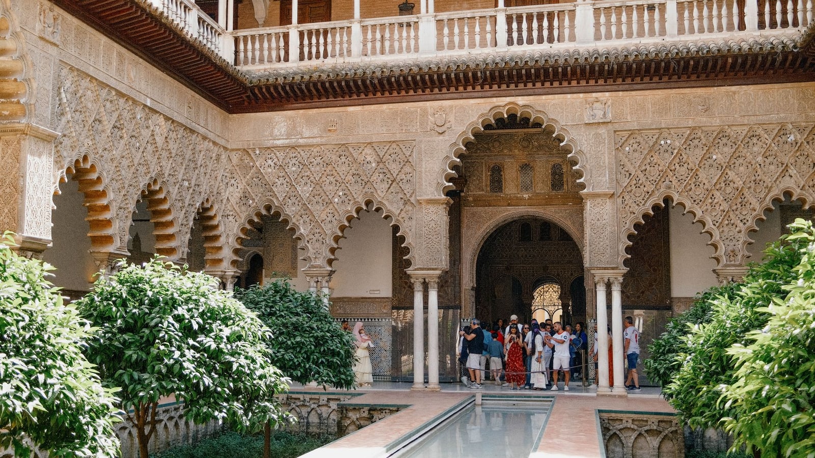 The Patio de las Doncellas at the Real Alcázar, Seville