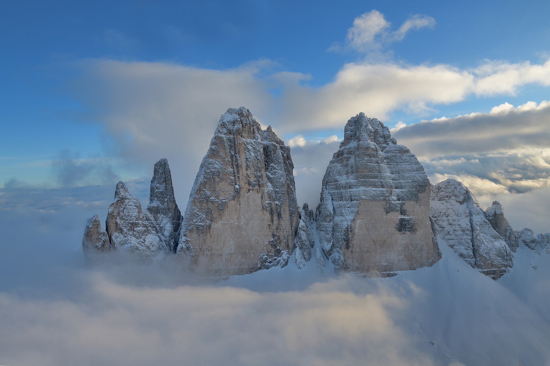 Tre Cime di Lavaredo, Dolomites, Italy