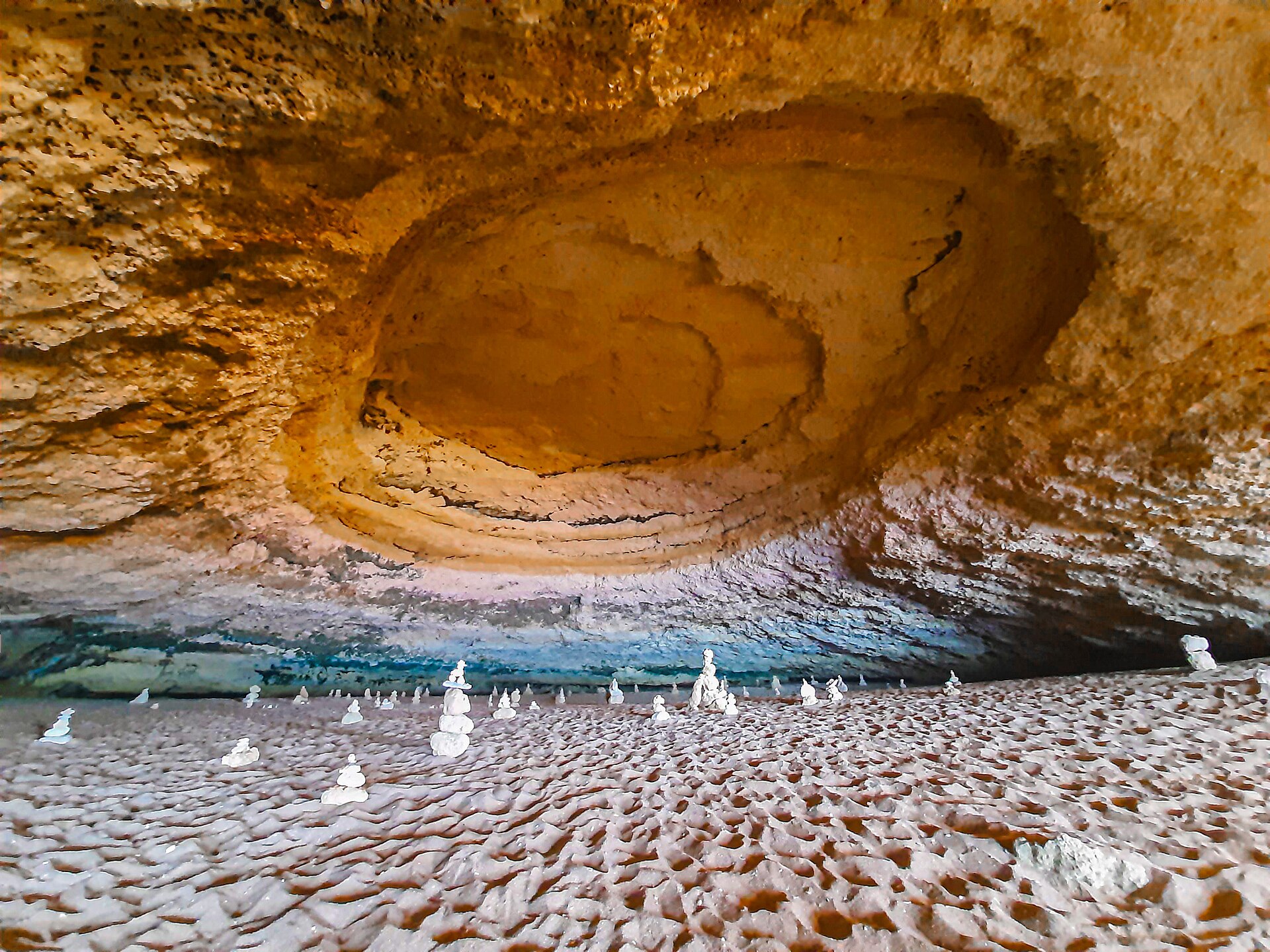 Kayaking the Benagil caves, Algarve, Portugal